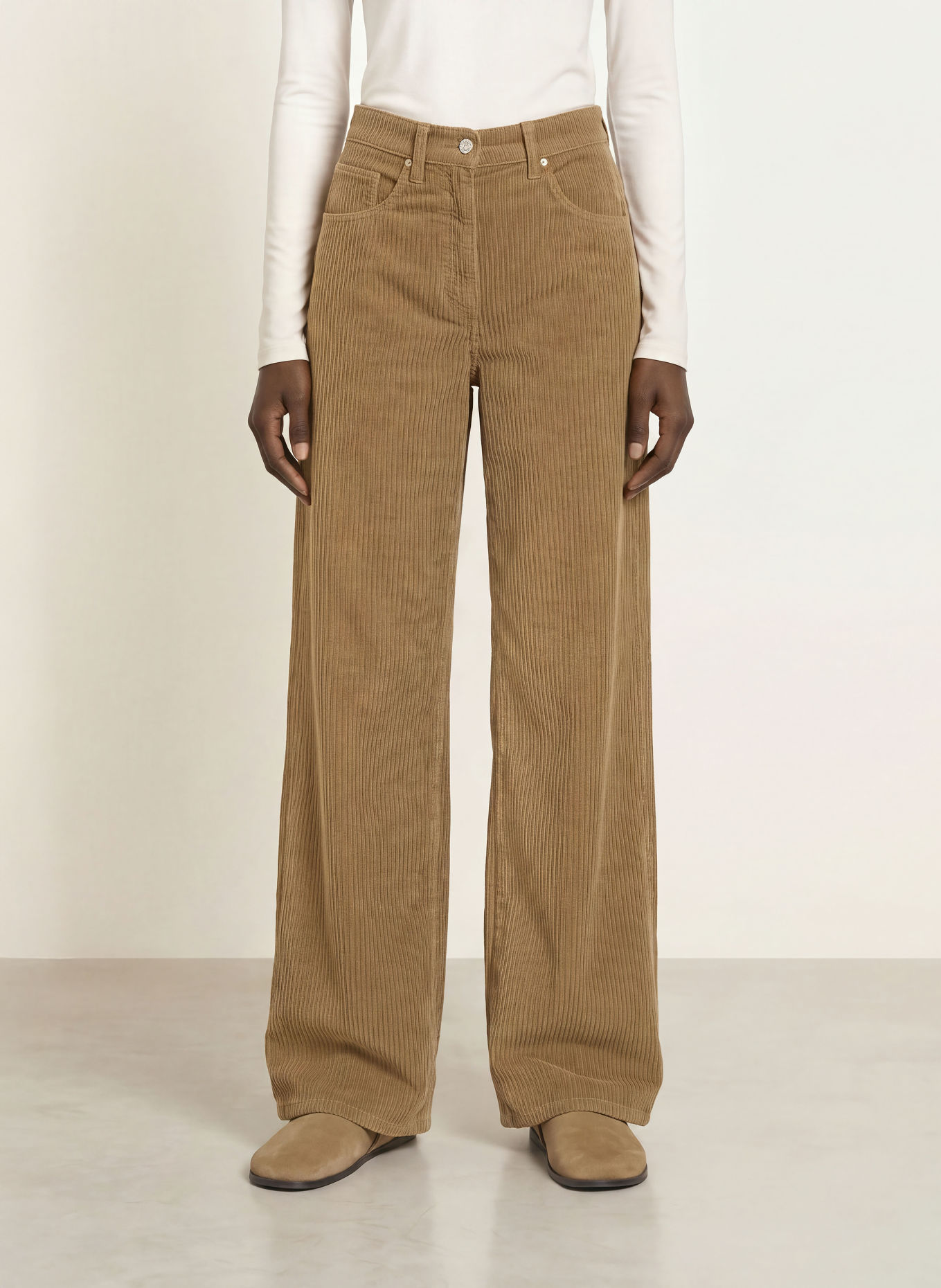 CAMBIO Corduroy pants: 770 turtle