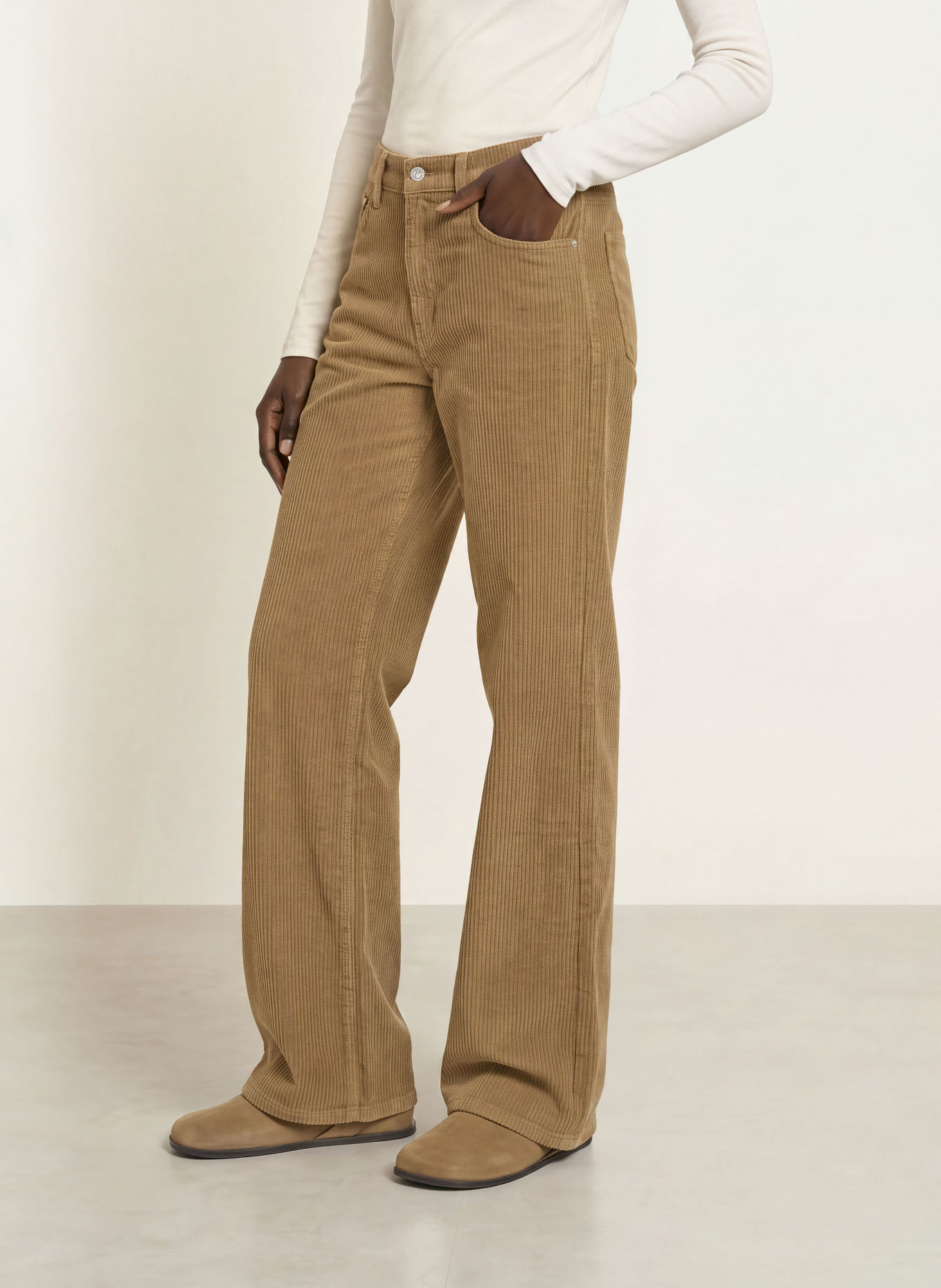 CAMBIO Corduroy pants: 770 turtle