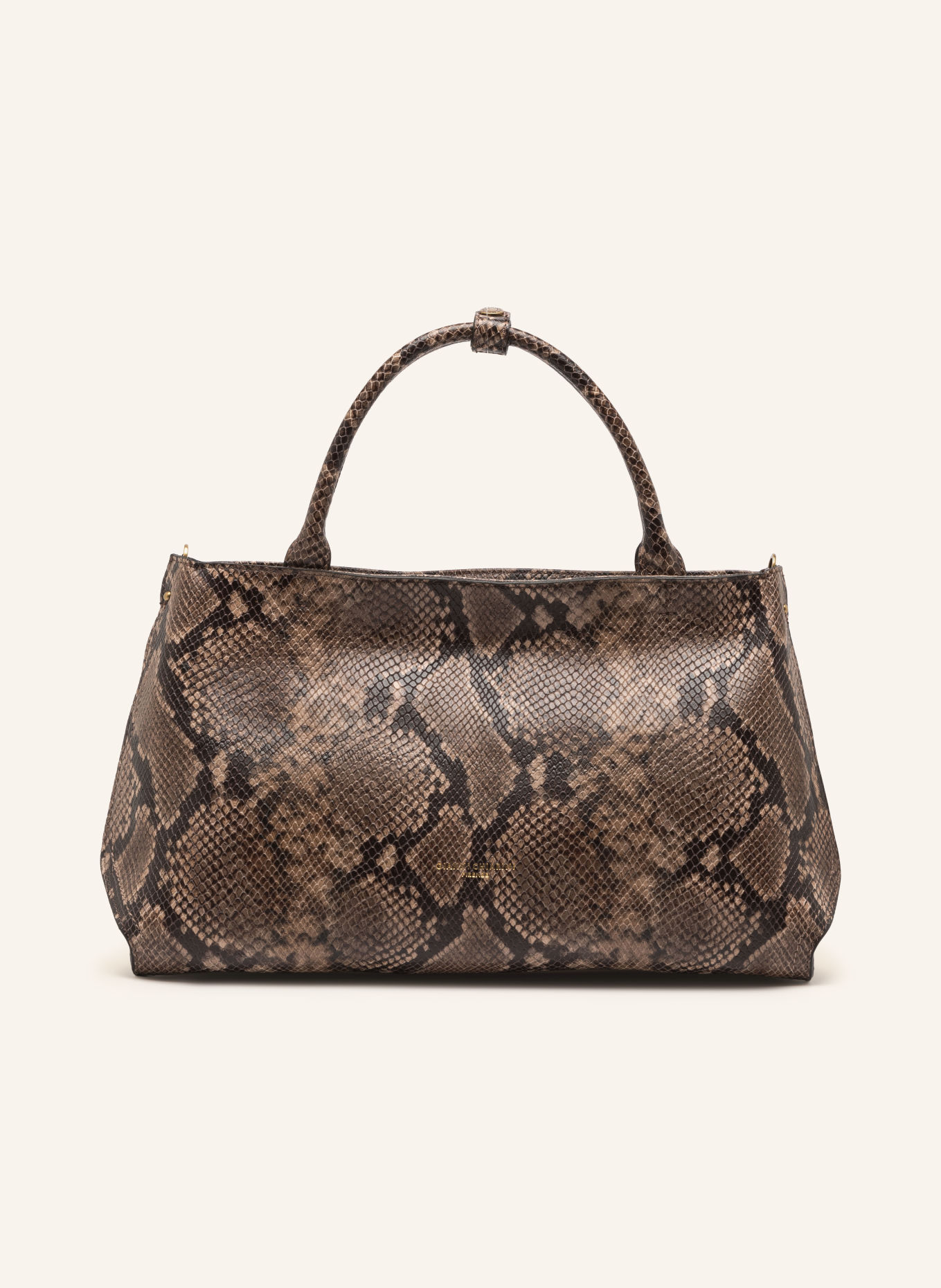 GIANNI CHIARINI Handtasche AMAL MEDIUM: DUNKELBRAUN / HELLBRAUN