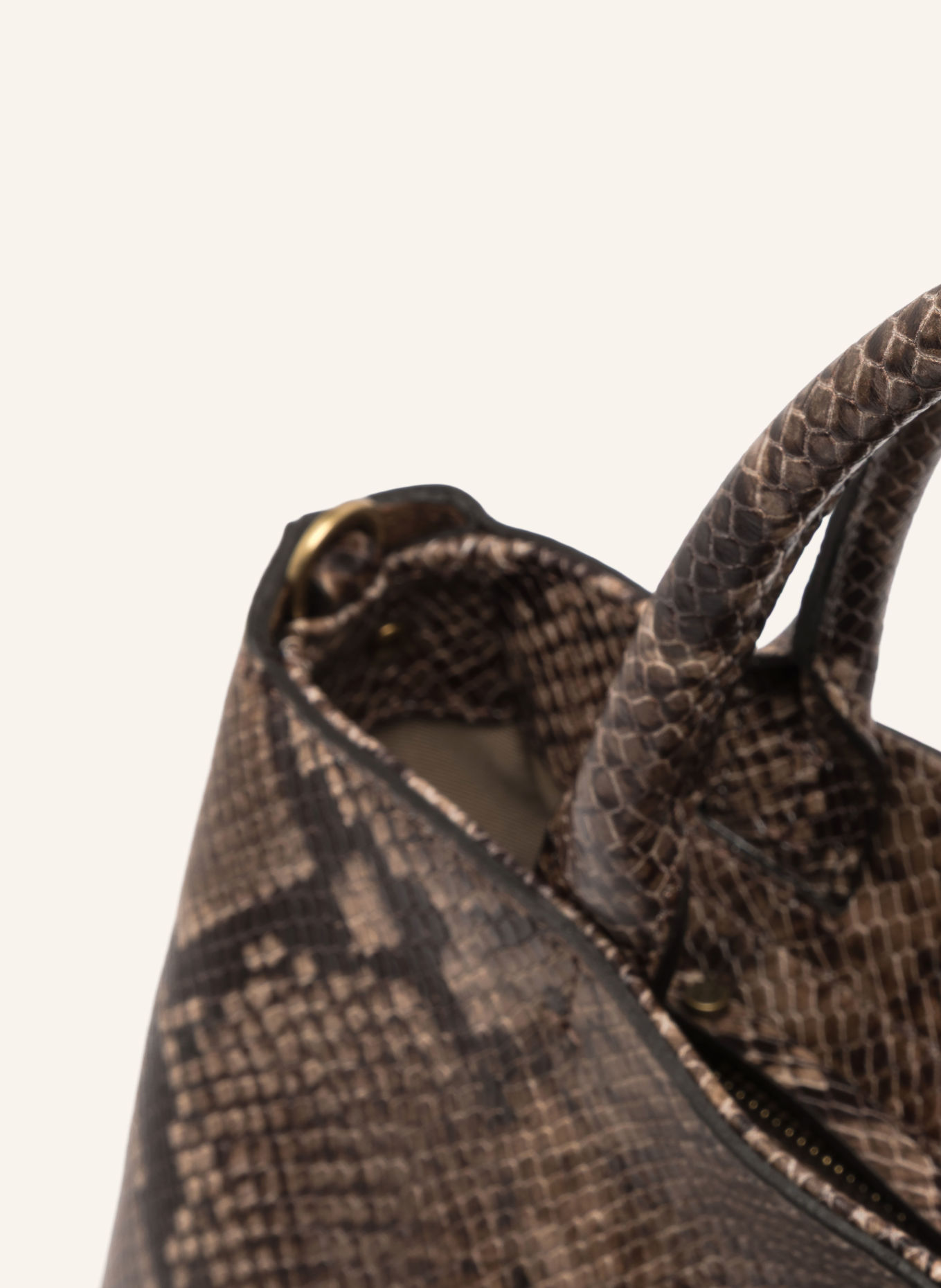 GIANNI CHIARINI Handtasche AMAL MEDIUM: DUNKELBRAUN / HELLBRAUN