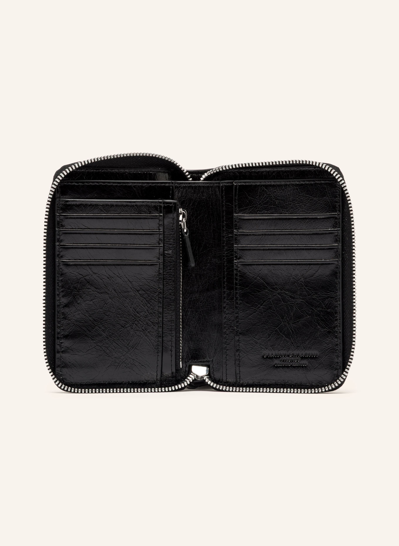 GIANNI CHIARINI Portemonnee HORSY: ZWART / WIT
