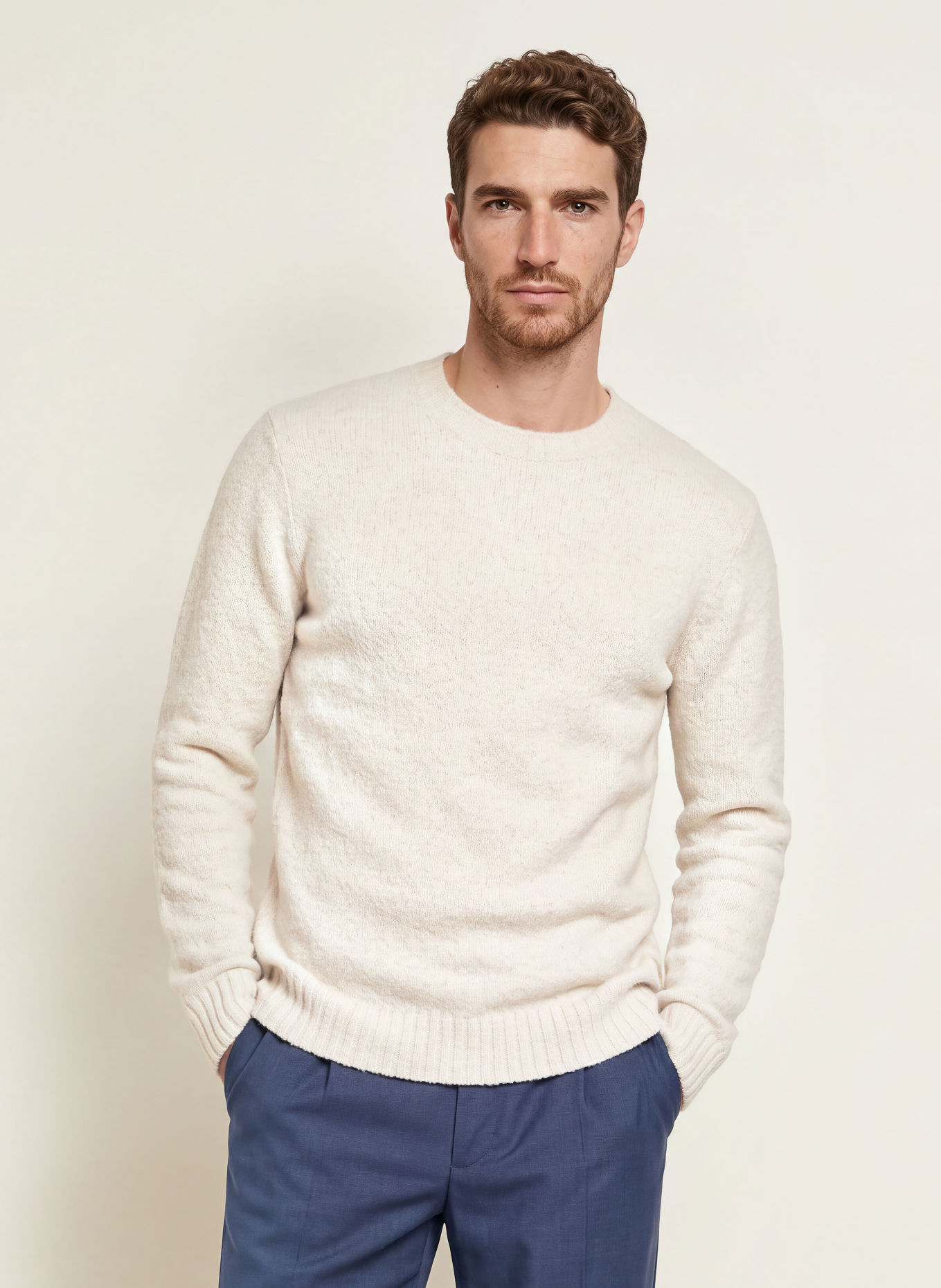 CINQUE CIZAC Sweater: CREAM