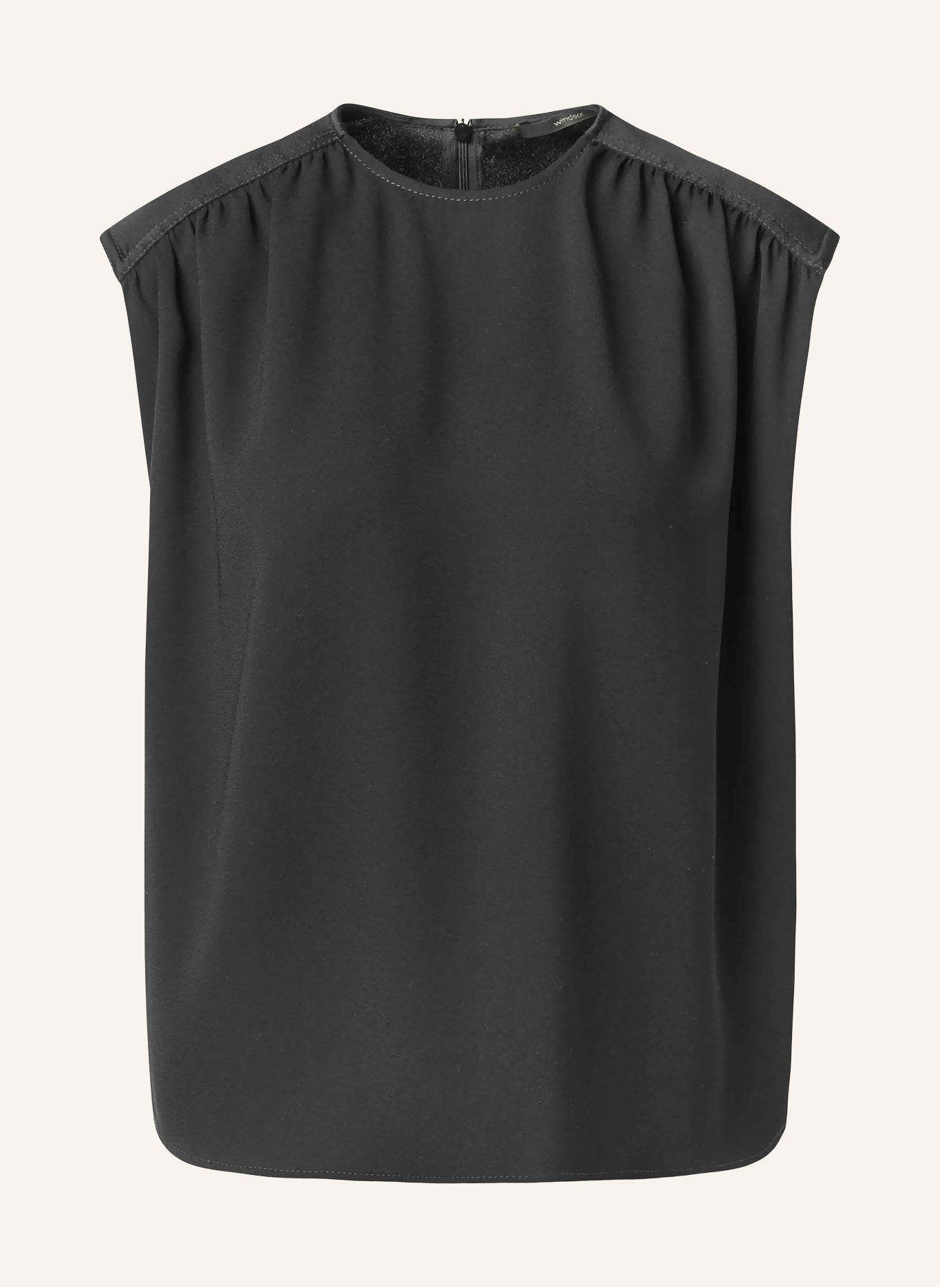windsor. Blouse sans manches: NOIR