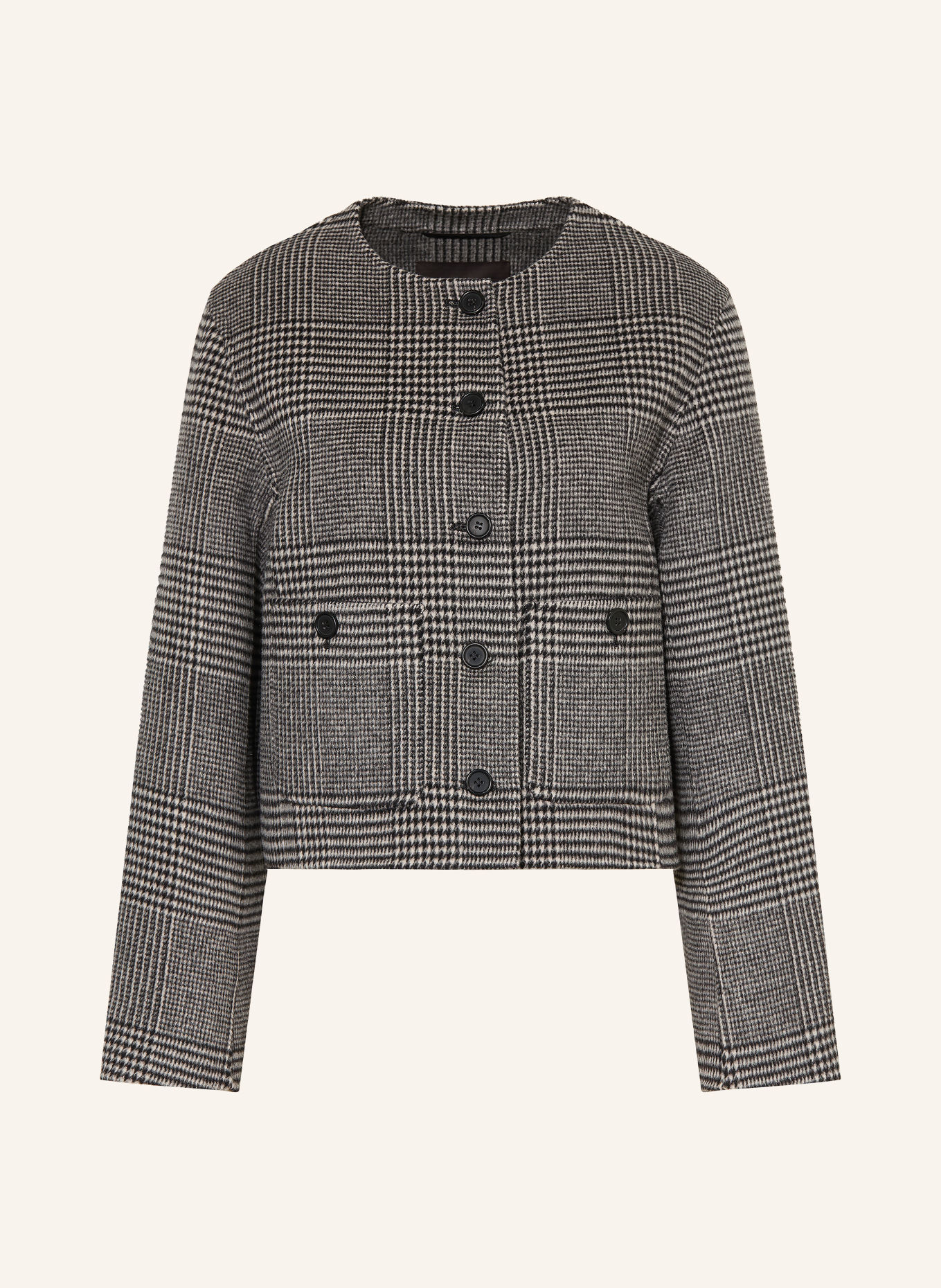 windsor. Kastenjacke: SCHWARZ / WEISS