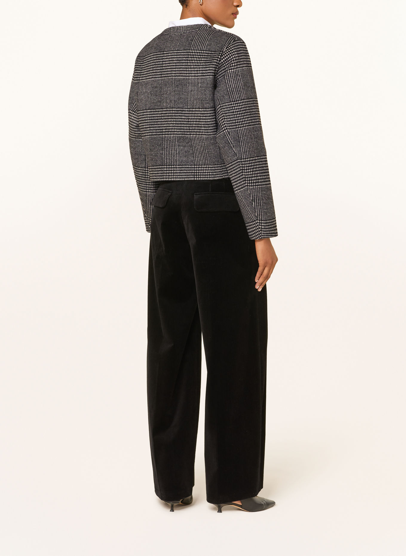 windsor. Kastenjacke: SCHWARZ / WEISS