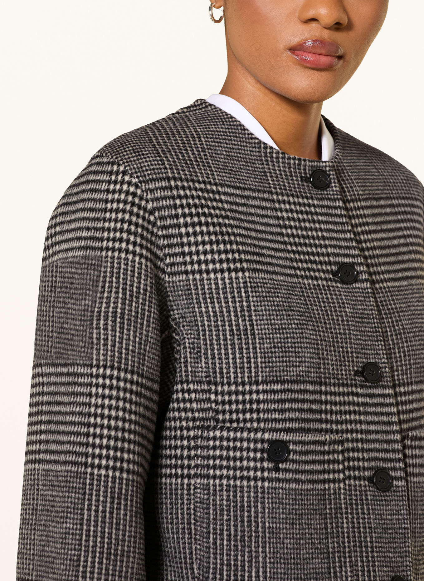 windsor. Kastenjacke: SCHWARZ / WEISS