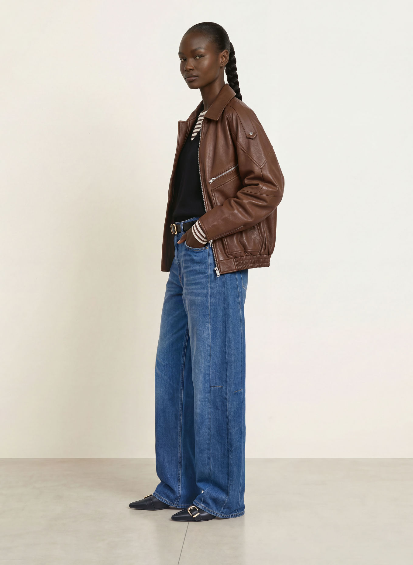 AG Jeans Wide Leg Jeans JESOLO: DWNE DWAYNE