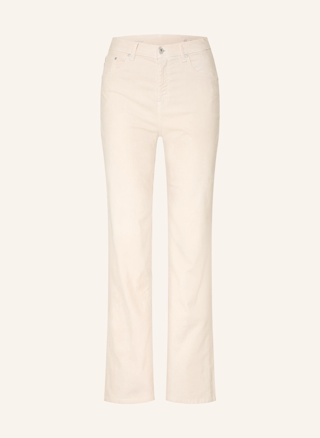 AG Jeans Pantalon en velours côtelé BRINLEY: ÉCRU