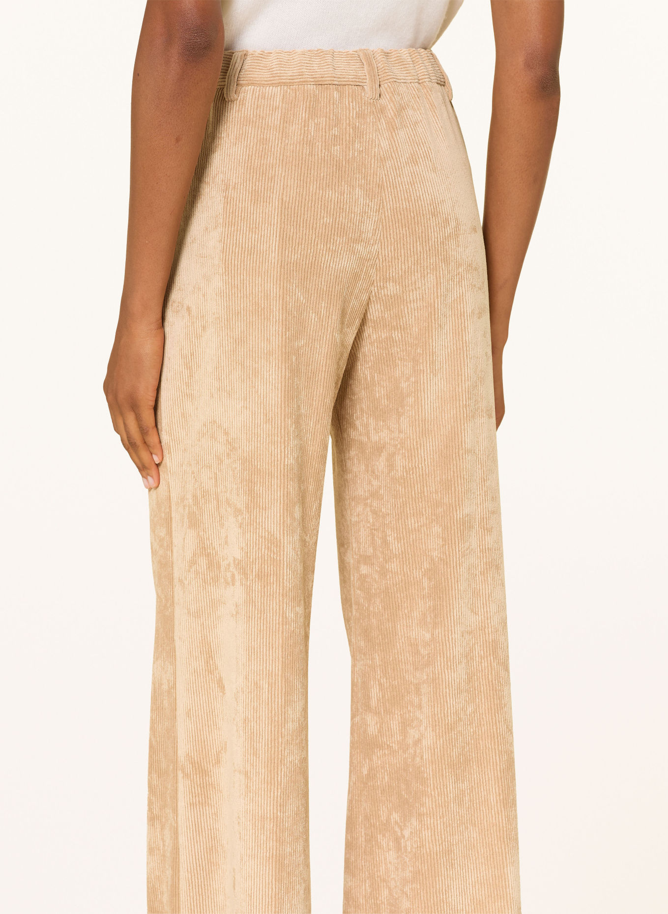 HERNO Spodnie z sztruksu: CAMELOWY