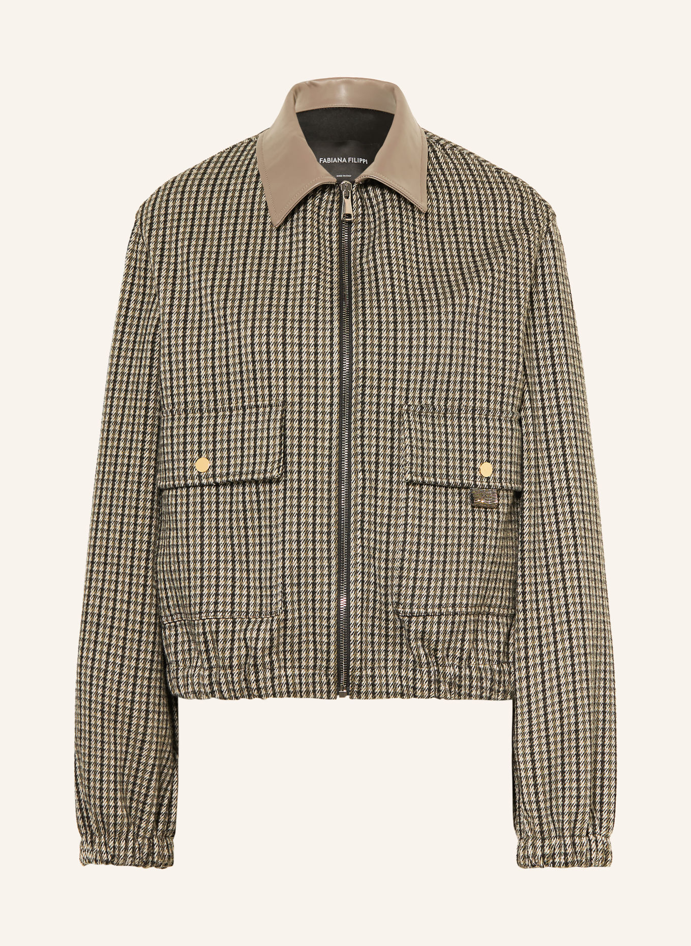 FABIANA FILIPPI Blouson: GRAU / DUNKELGRAU / OLIV