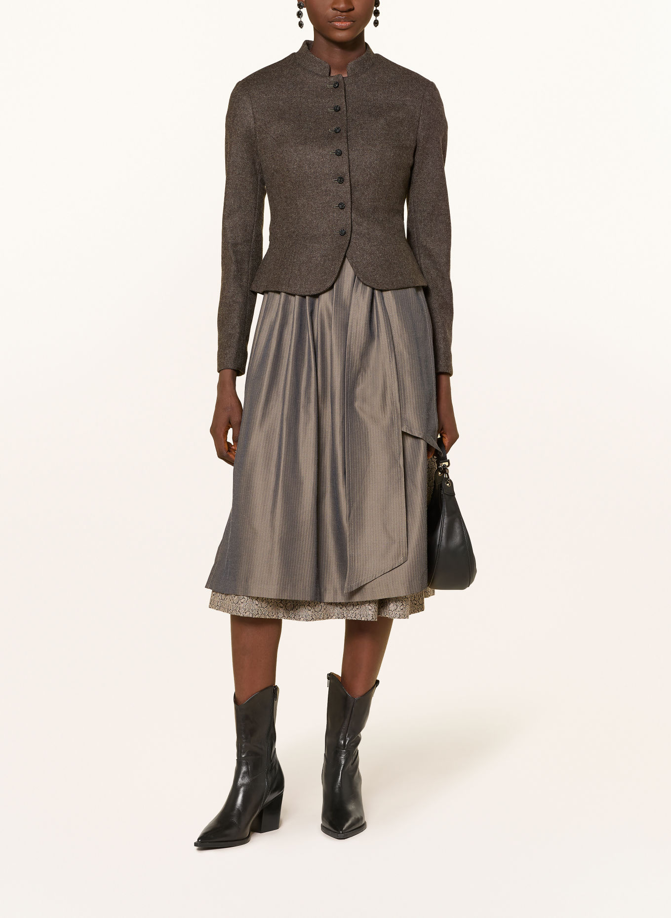 ALISSA BY KINGA MATHE Veste traditionnelle MILA: TAUPE