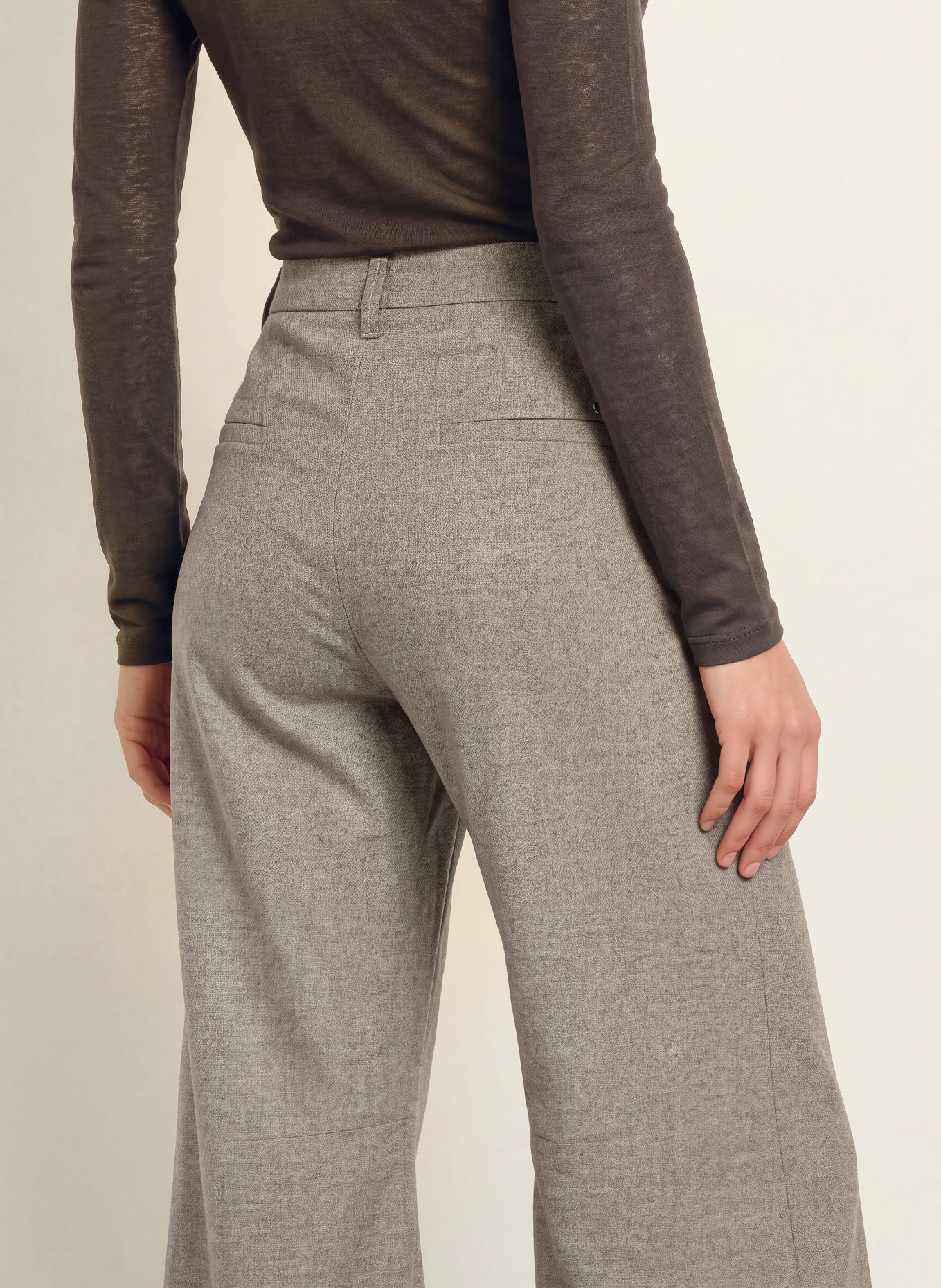 MASON'S Pantaloni Marlene VIVIENNE CITY: TAUPE