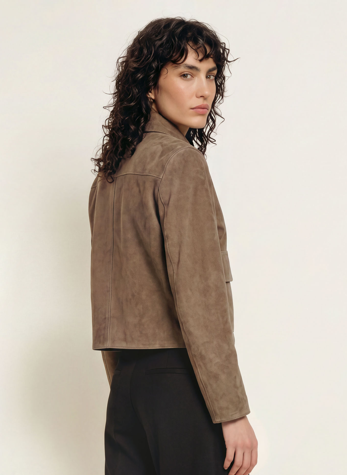 STUDIO AR Lederjacke MARLEY: GRAU