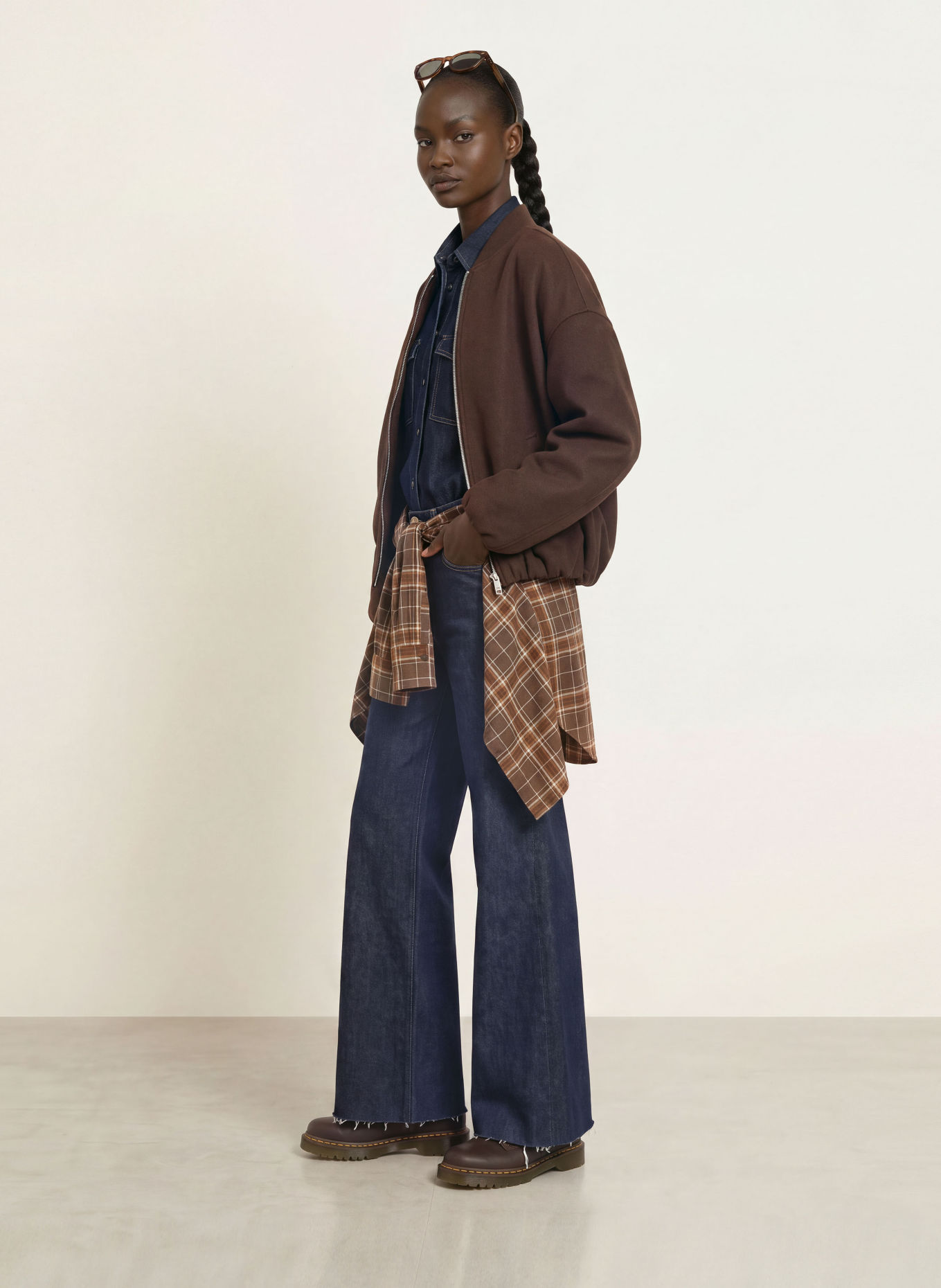 STUDIO AR Blouson AHTI: DUNKELBRAUN