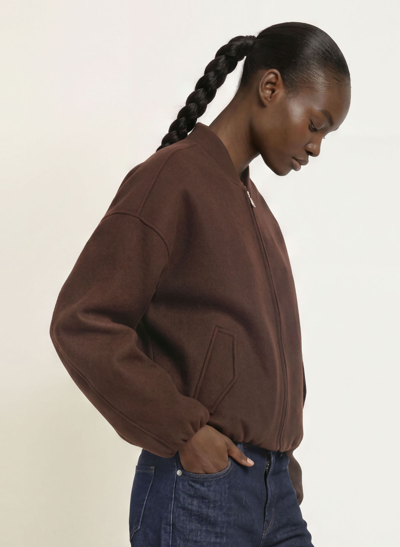 STUDIO AR Blouson AHTI: DUNKELBRAUN