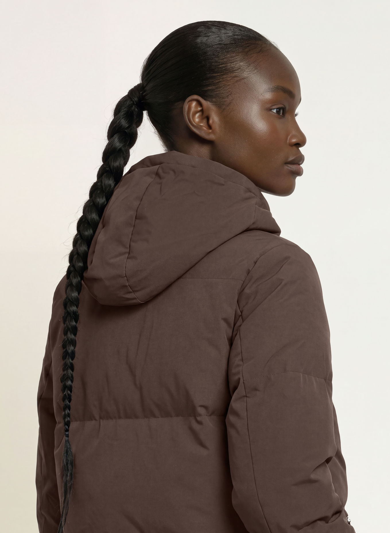 IQ STUDIO Quilted jacket: BROWN