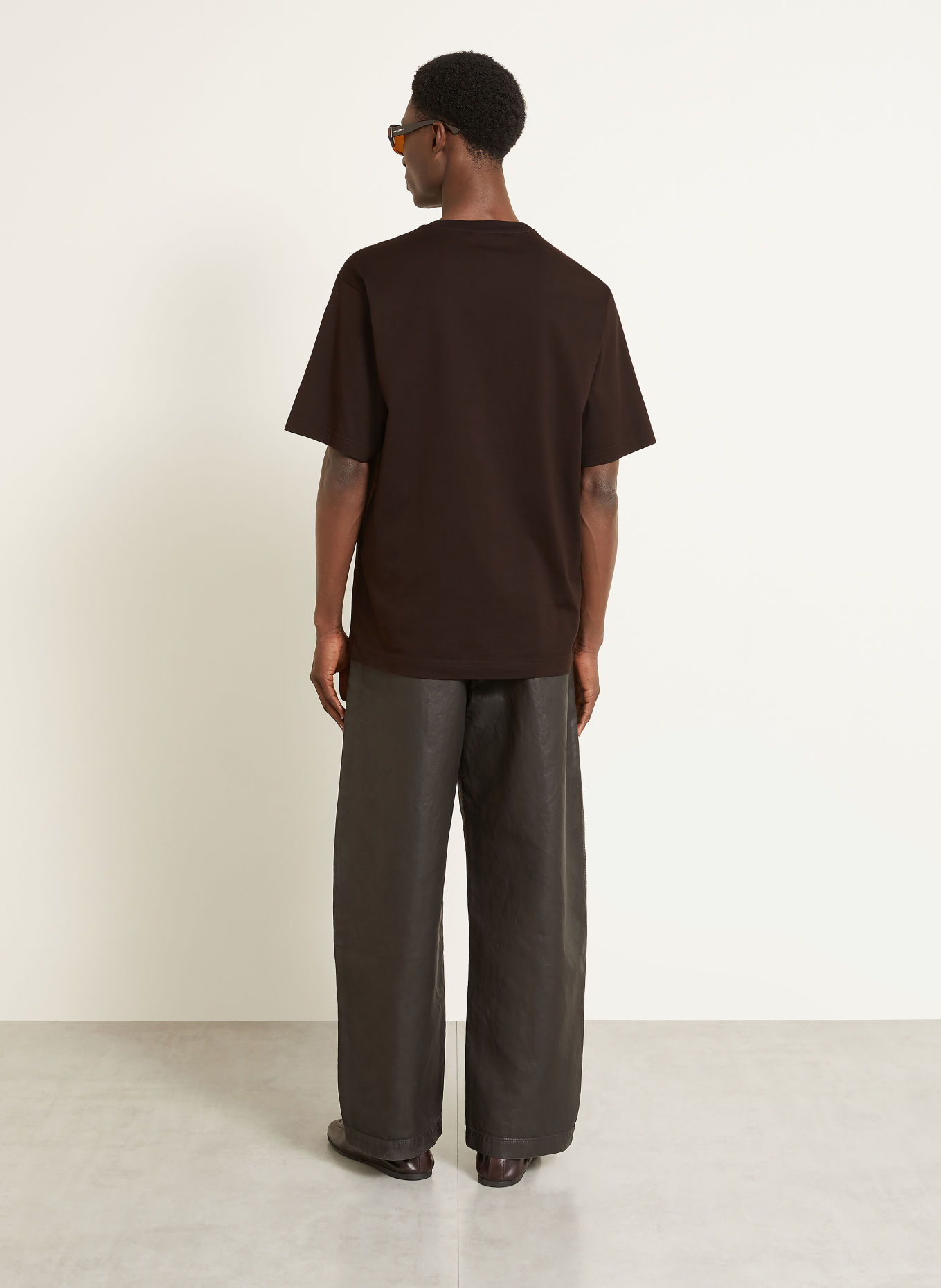DOLCE & GABBANA T-Shirt: DUNKELBRAUN / CAMEL