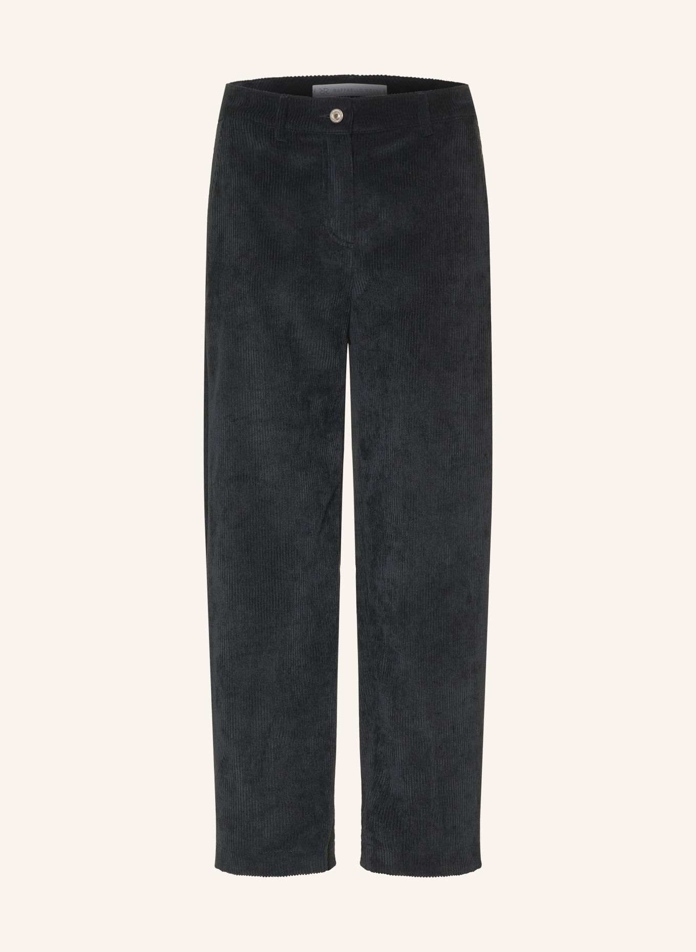 RAFFAELLO ROSSI 7/8-Hose PHIBI aus Cord: SCHWARZ