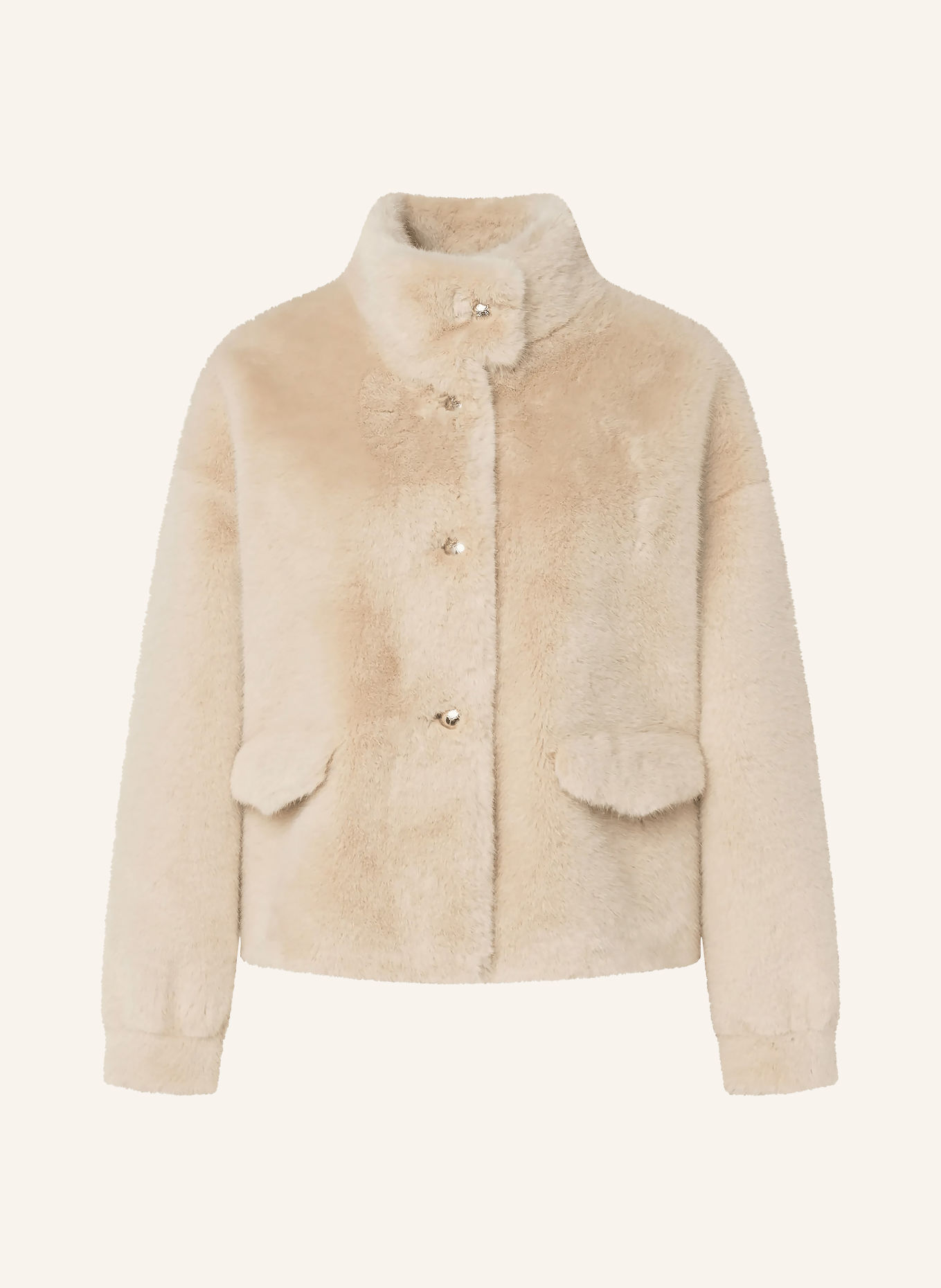 JOOP! OLAYA Faux Fur Jacket: ECRU