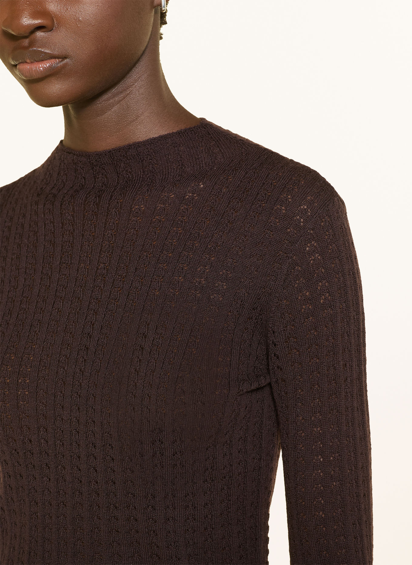 JOOP! Pullover KAVA: DUNKELBRAUN