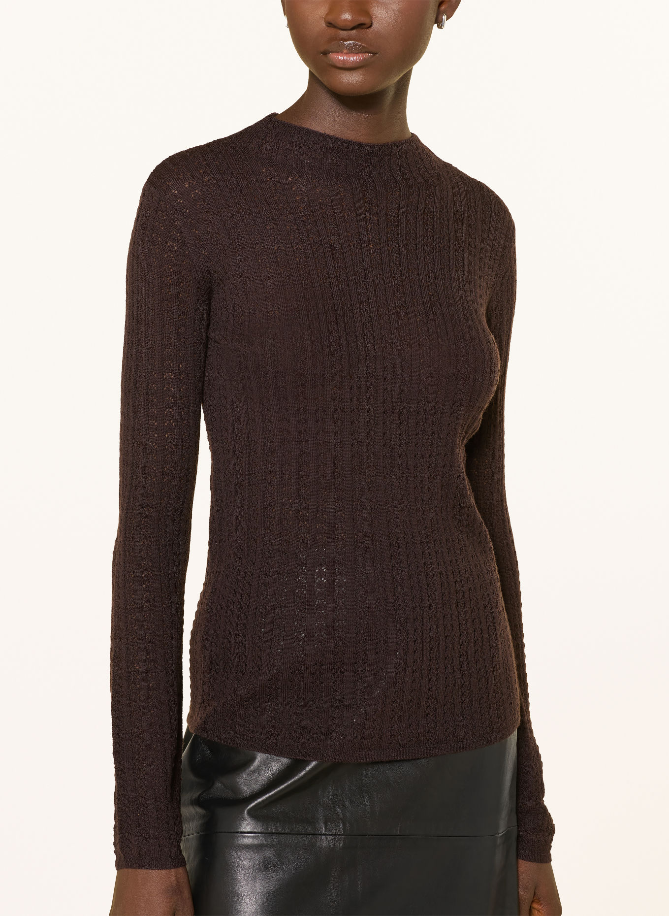 JOOP! Pullover KAVA: DUNKELBRAUN