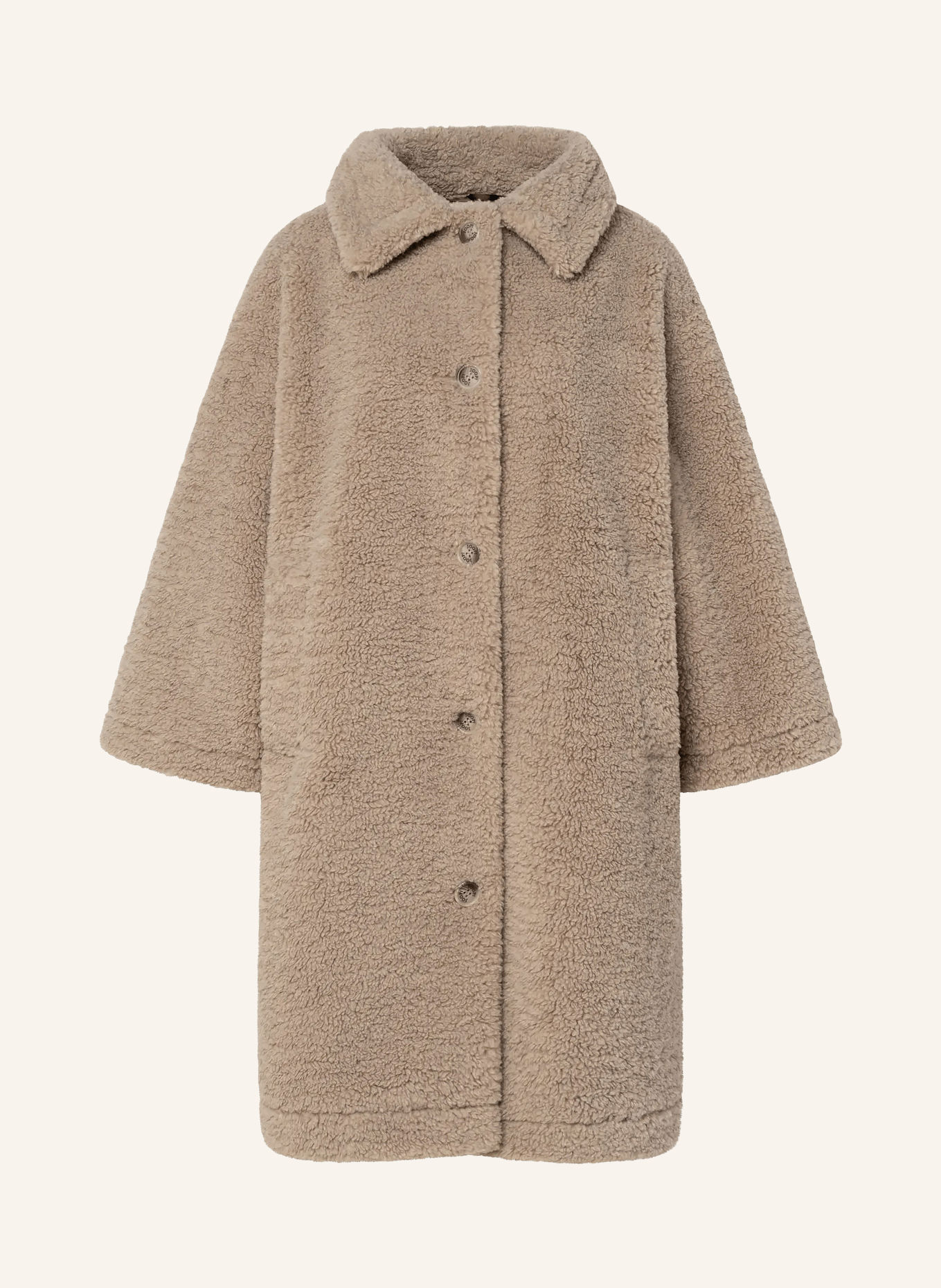 JOOP! CONORINA Teddy Fur Coat: BEIGE