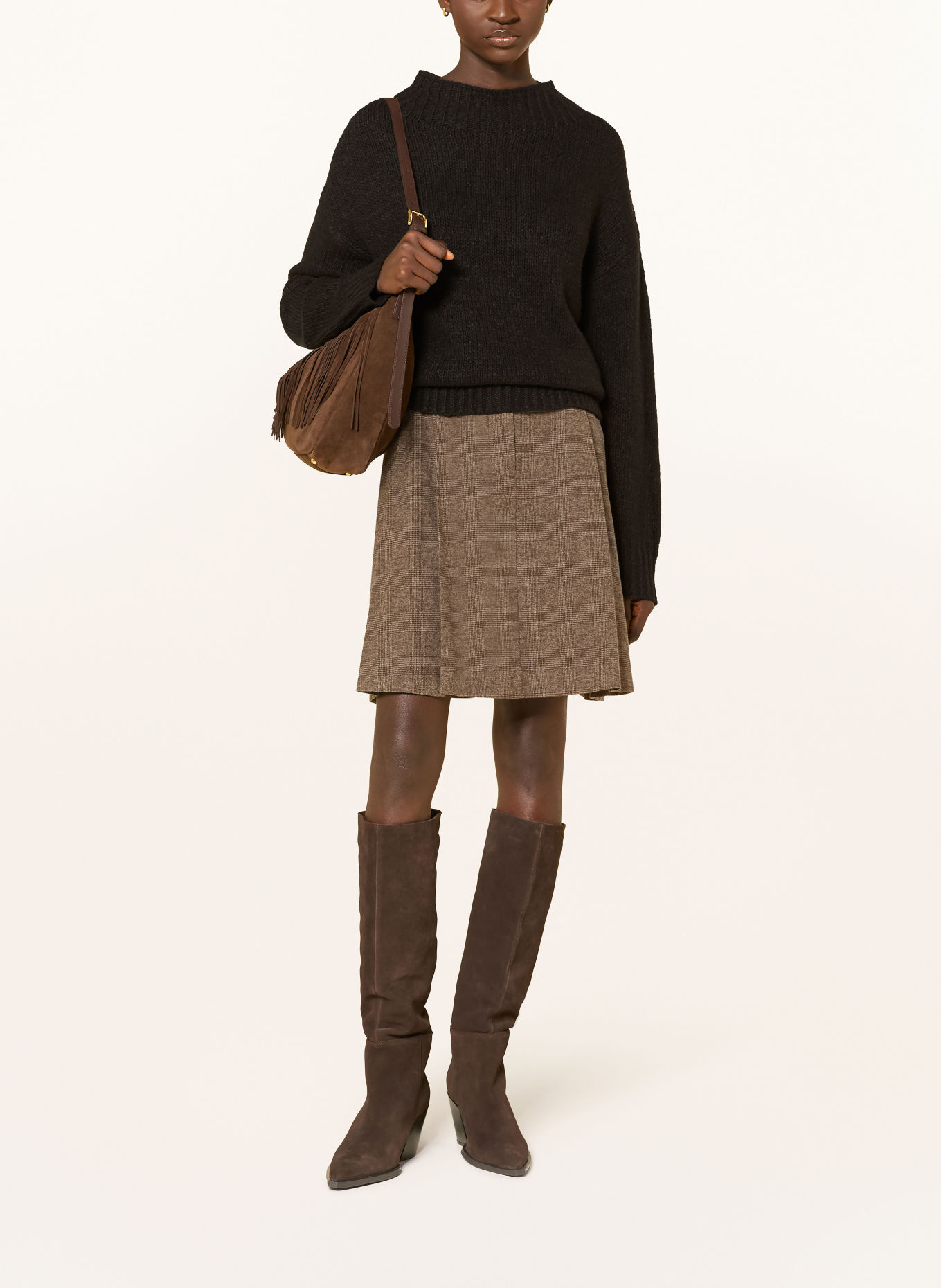 JOOP! KOULISA Sweater: DARK BROWN