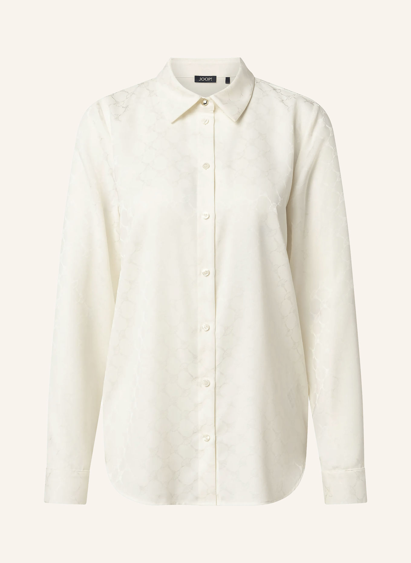 JOOP! Overhemdblouse BLISS van jacquard: CRÈME