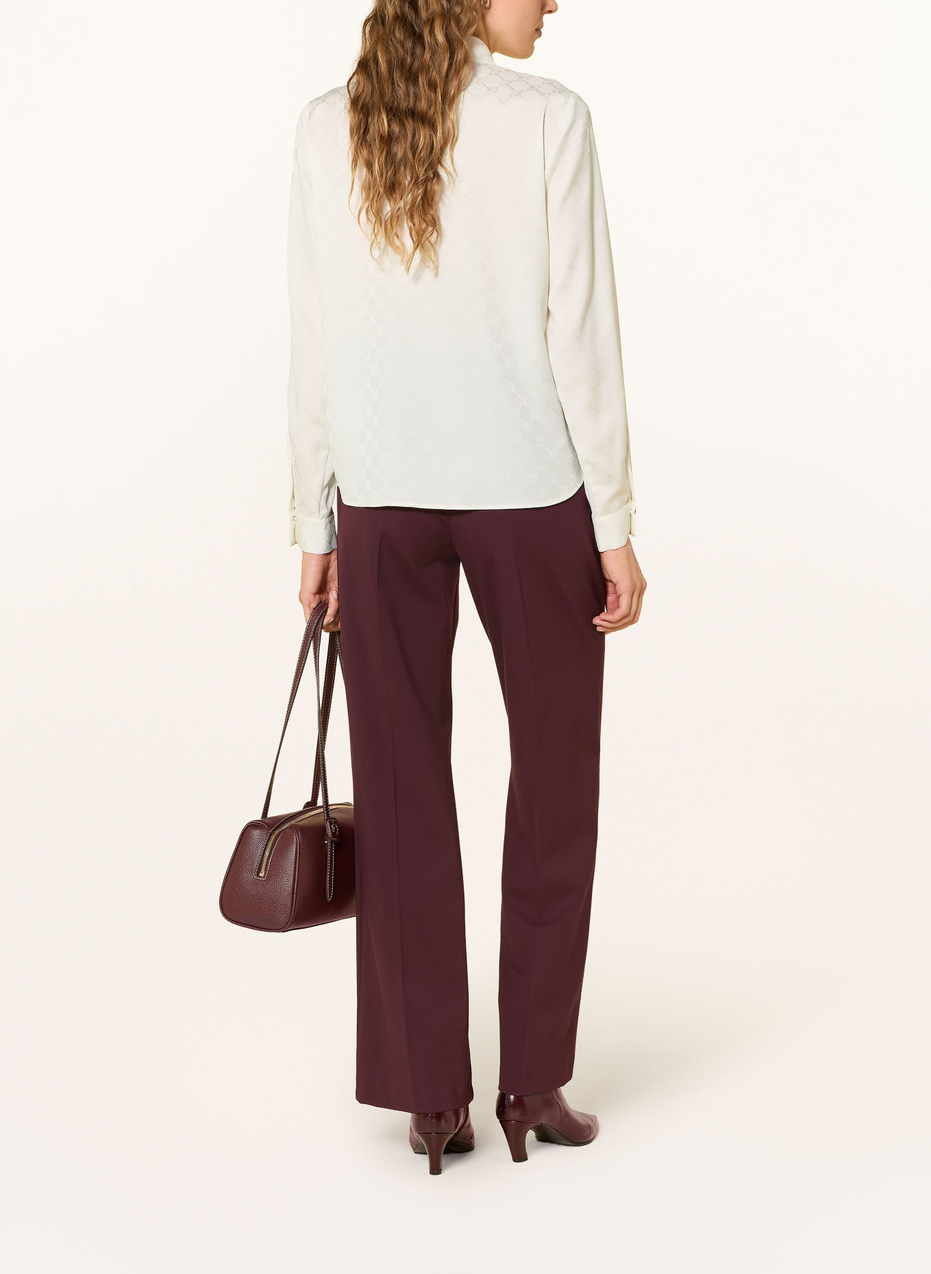 JOOP! Overhemdblouse BLISS van jacquard: CRÈME