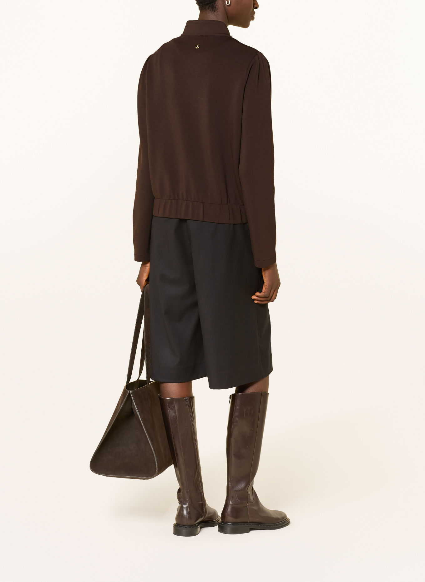 JOOP! TENLEY Zip-up sweatshirt: DARK BROWN