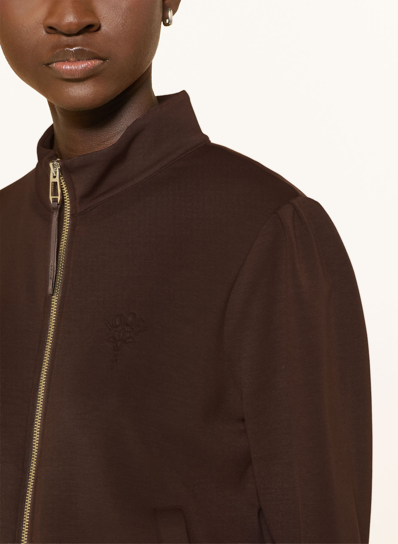 JOOP! TENLEY Zip-up sweatshirt: DARK BROWN