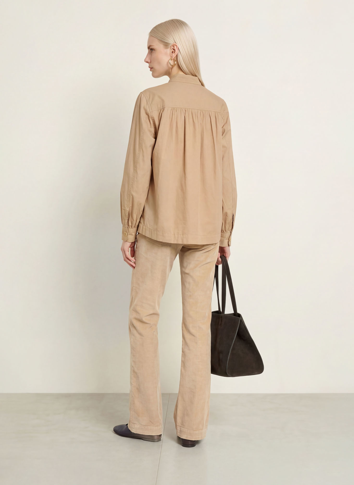 nine:inthe:morning PAOLIE Cord Pants: BEIGE