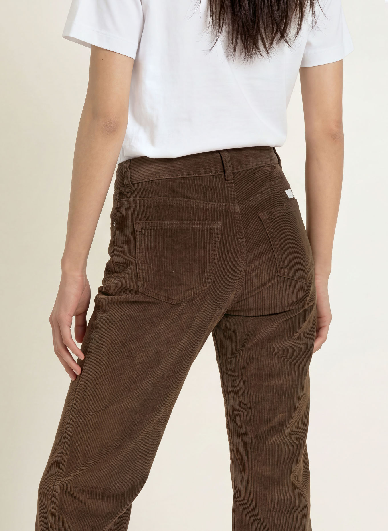 nine:inthe:morning PAOLIE Cord Pants: DARK BROWN