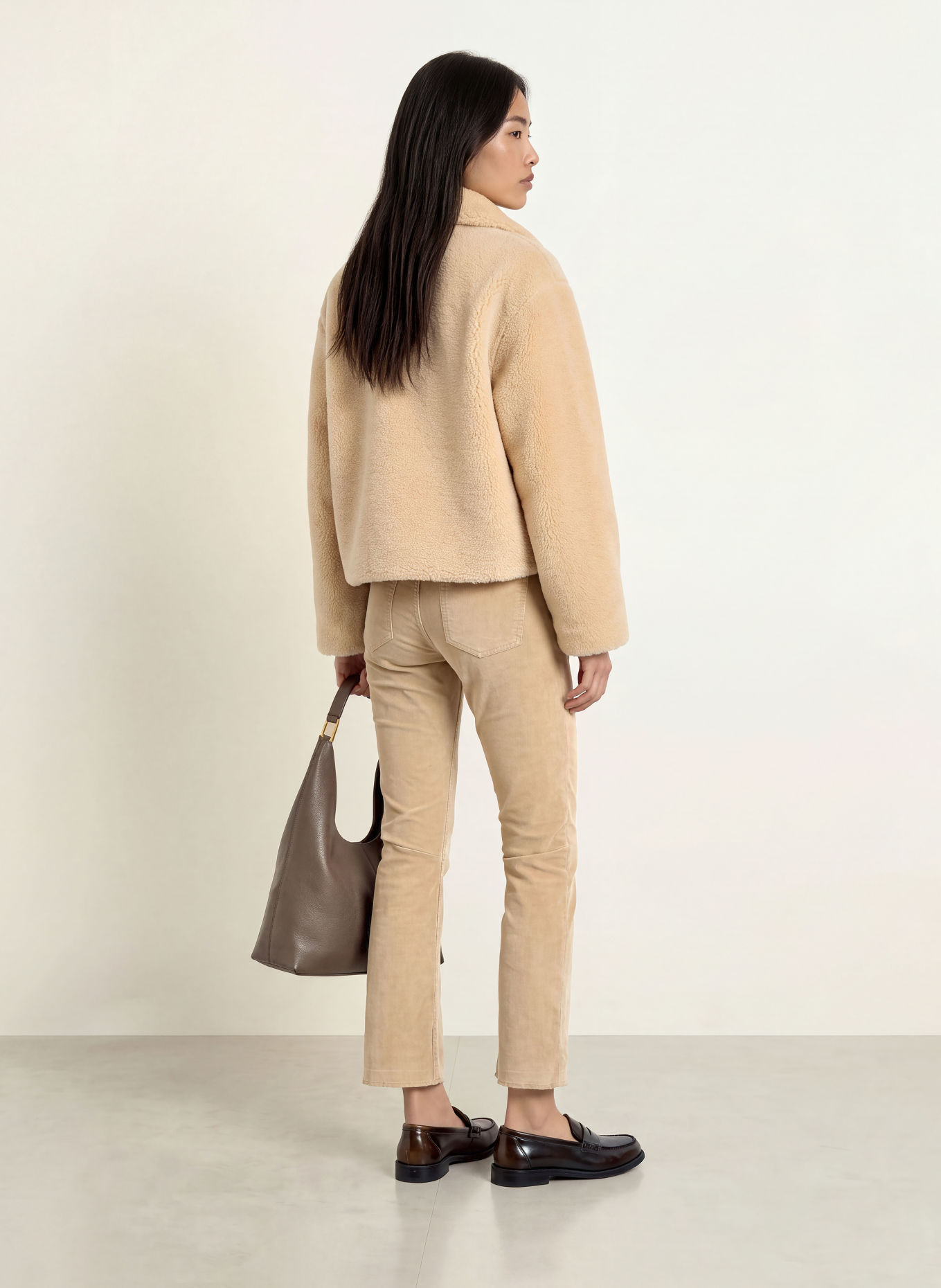 nine:inthe:morning Cord pants ENDLESS: BEIGE