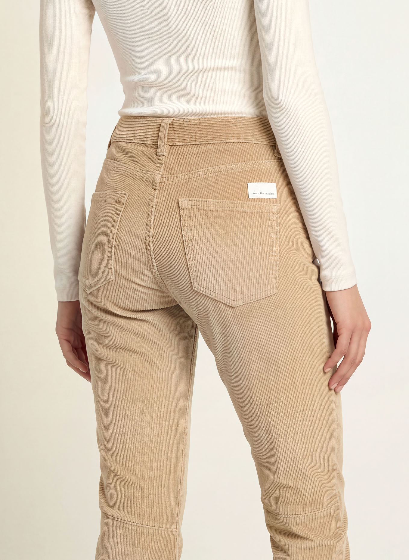 nine:inthe:morning Cord pants ENDLESS: BEIGE