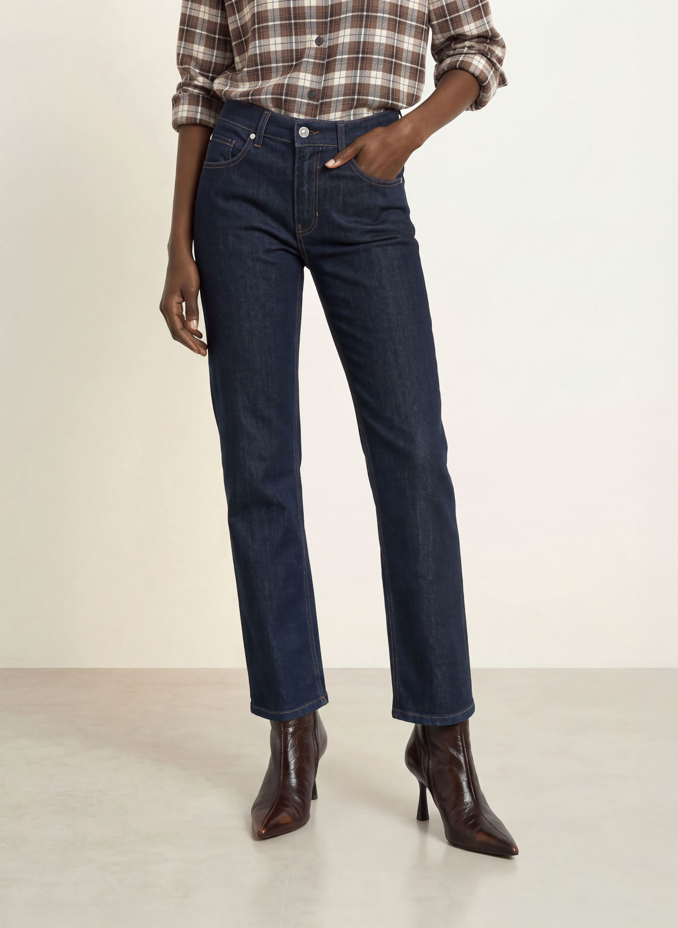CAMBIO Jeansy straight GINI: 5013 pure rinse