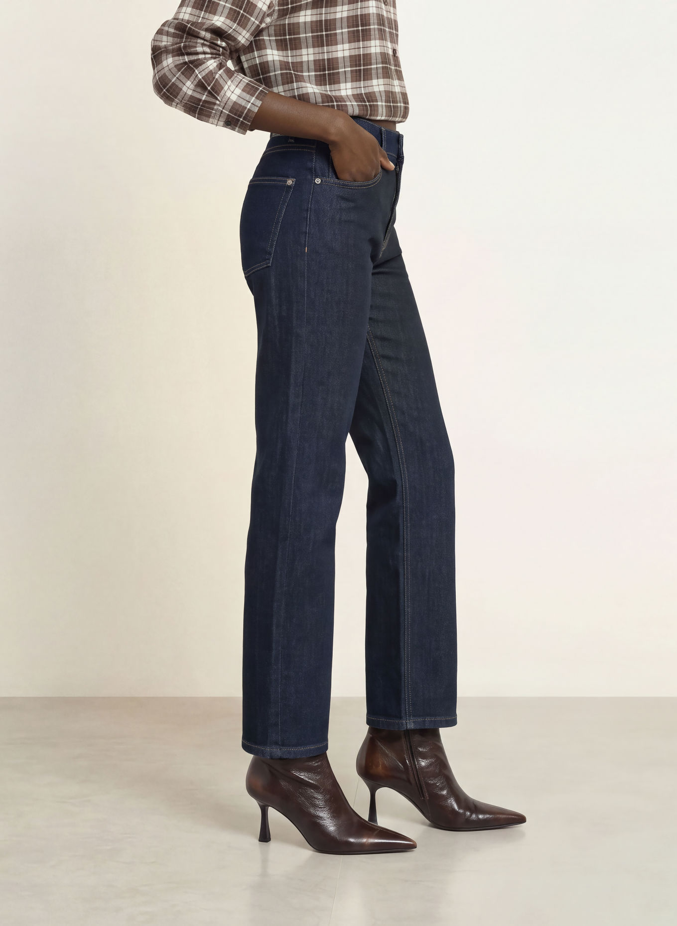 CAMBIO Jeansy straight GINI: 5013 pure rinse