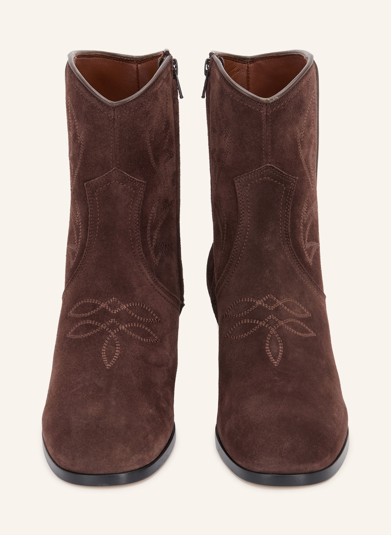 VALENTINO GARAVANI ZIMMY Ankle boots: BROWN