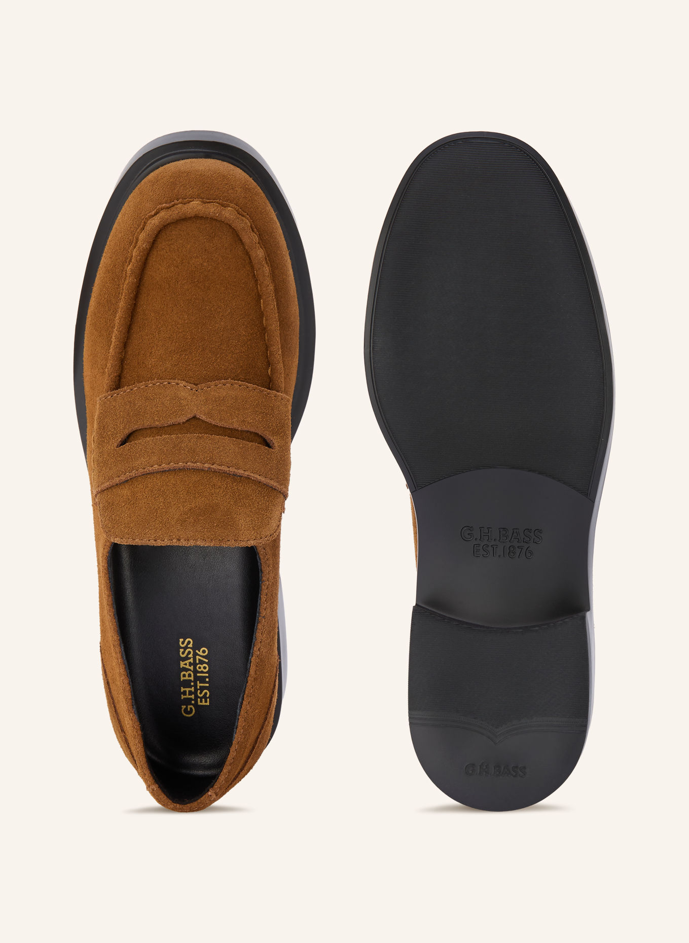 G.H.Bass ALBANY Penny loafer: BROWN