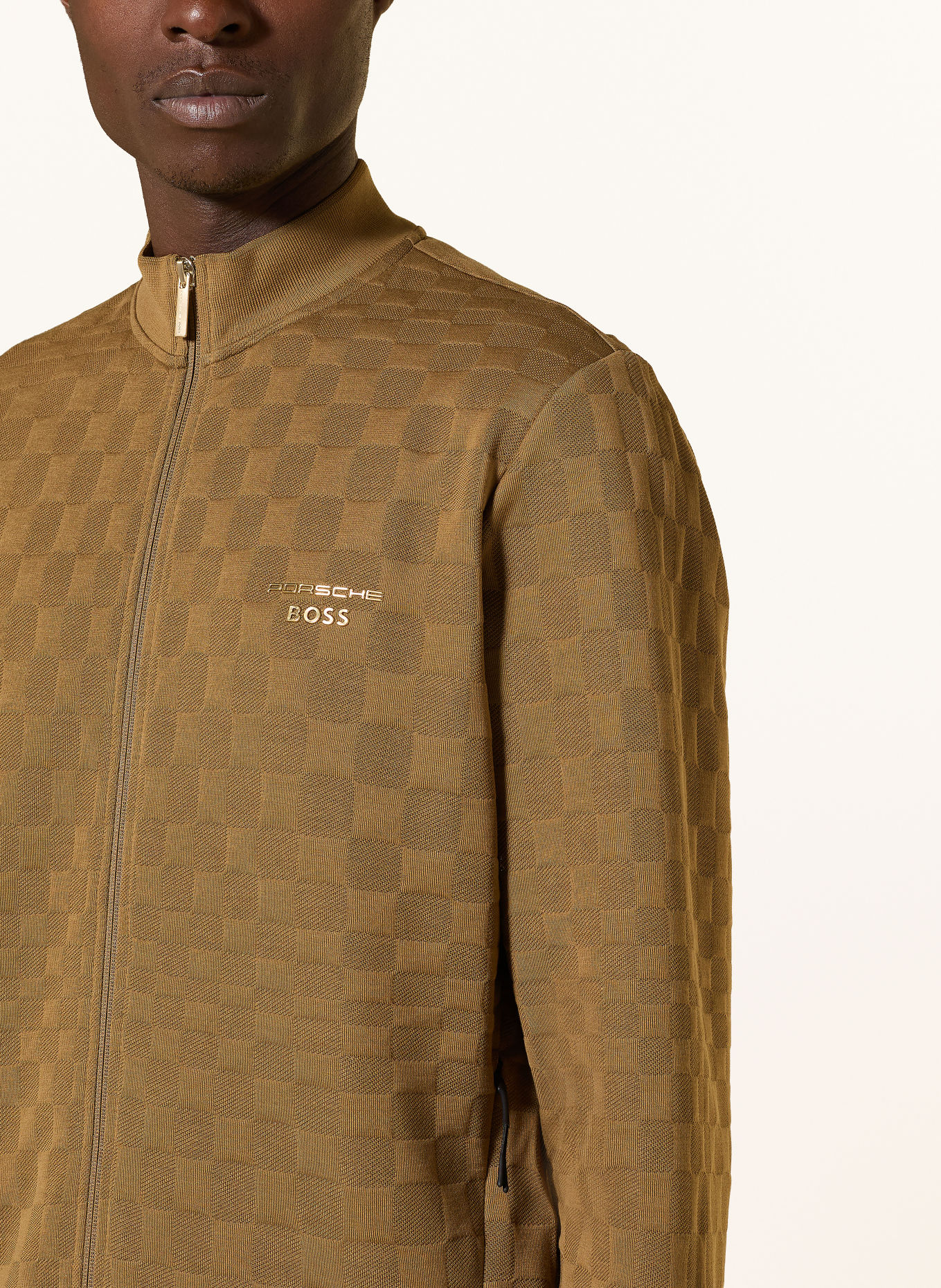 BOSS ICONS 70 Zip-up sweatshirt: BROWN