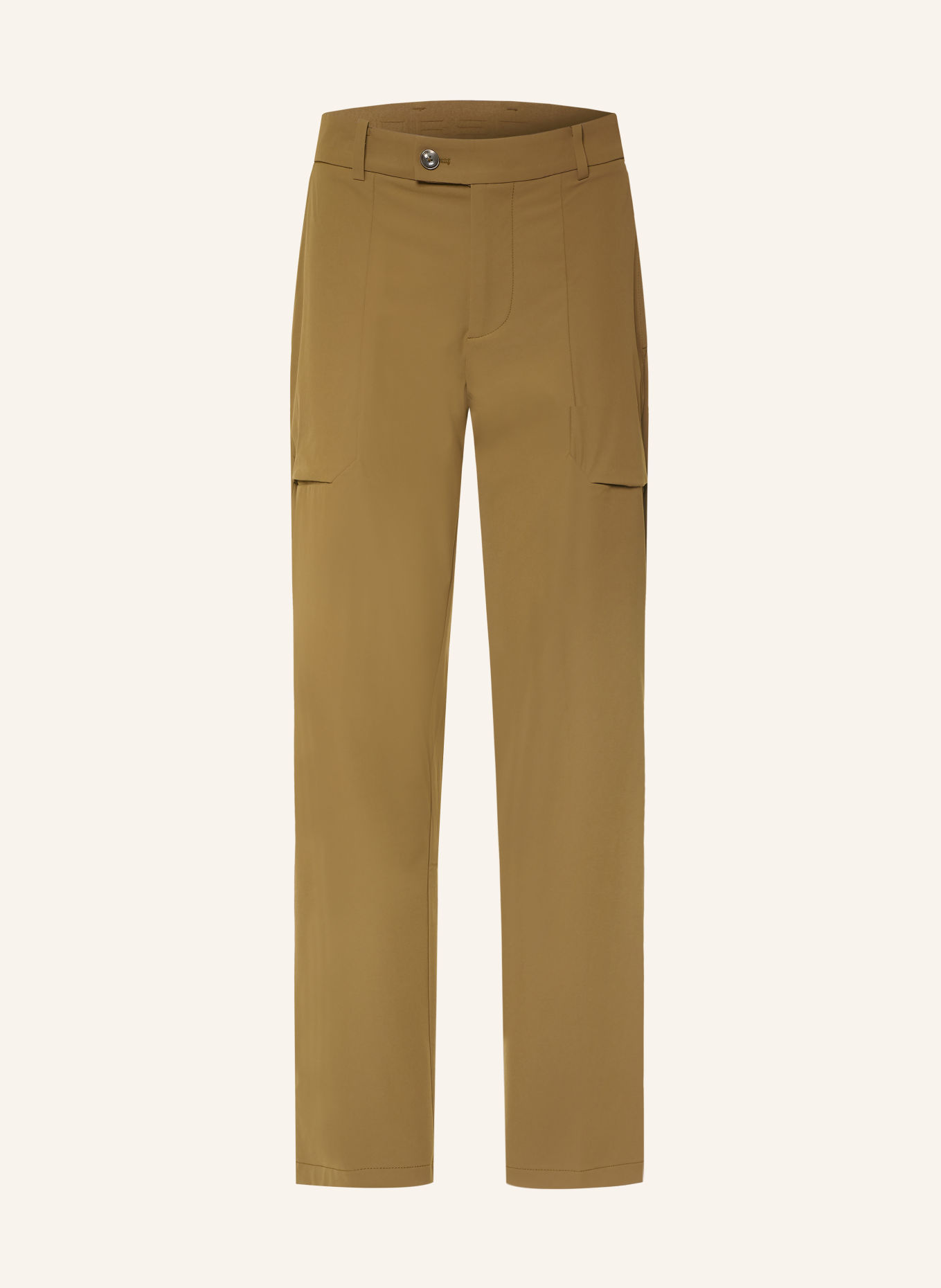 BOSS Chino kalhoty ICONS 70 Regular Fit: HNĚDÁ