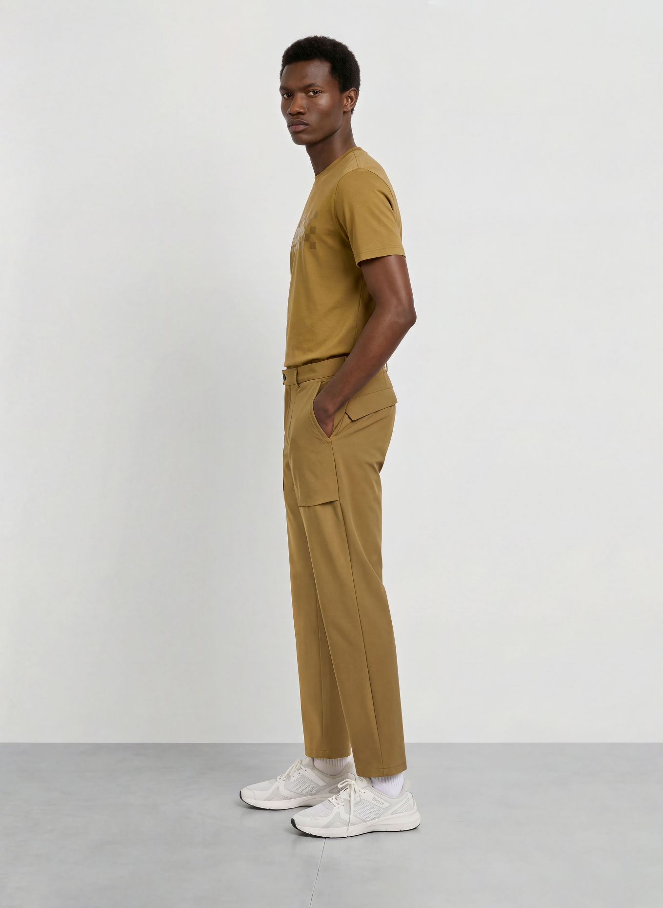 BOSS Chino kalhoty ICONS 70 Regular Fit: HNĚDÁ