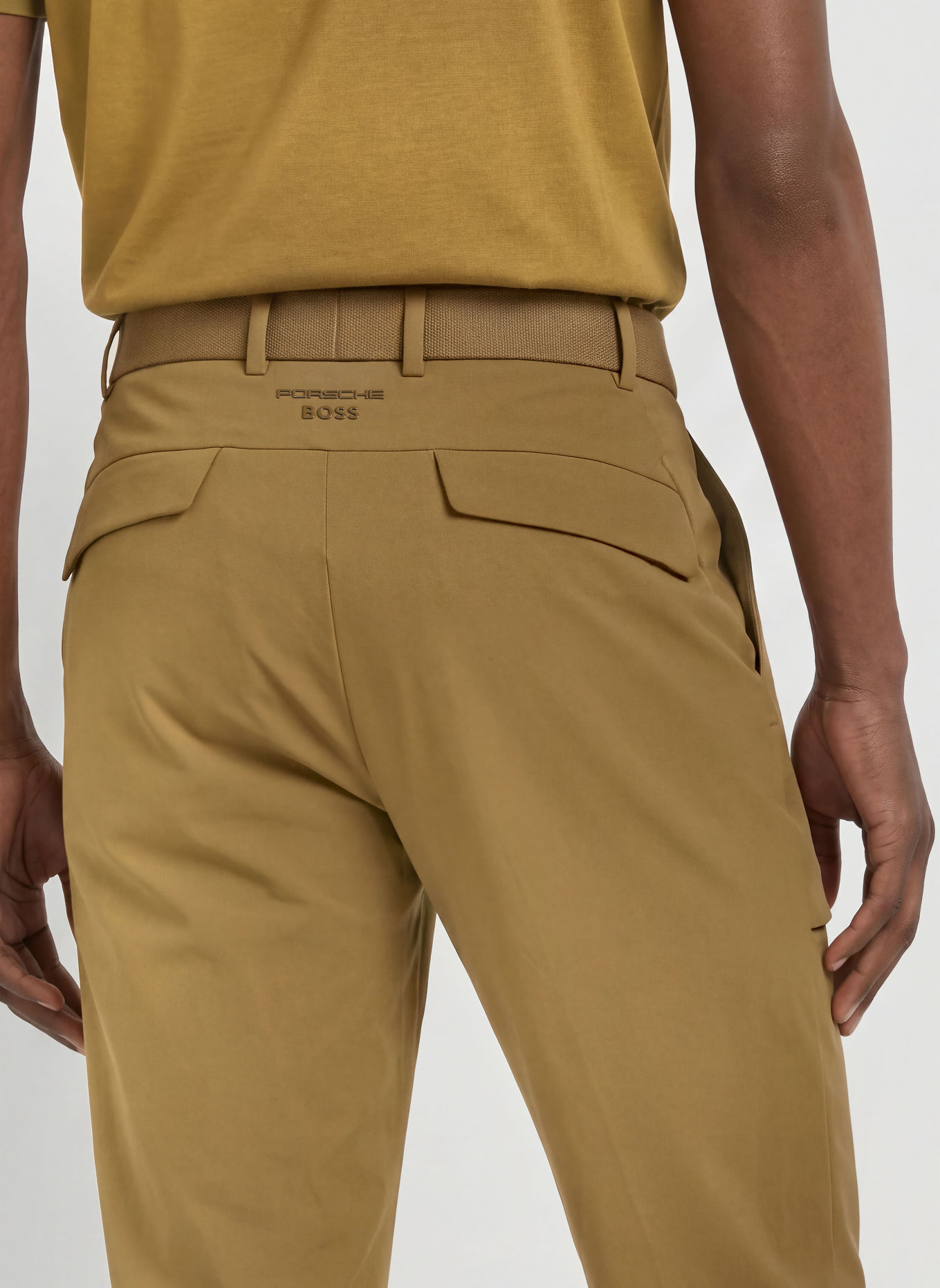 BOSS Chino kalhoty ICONS 70 Regular Fit: HNĚDÁ
