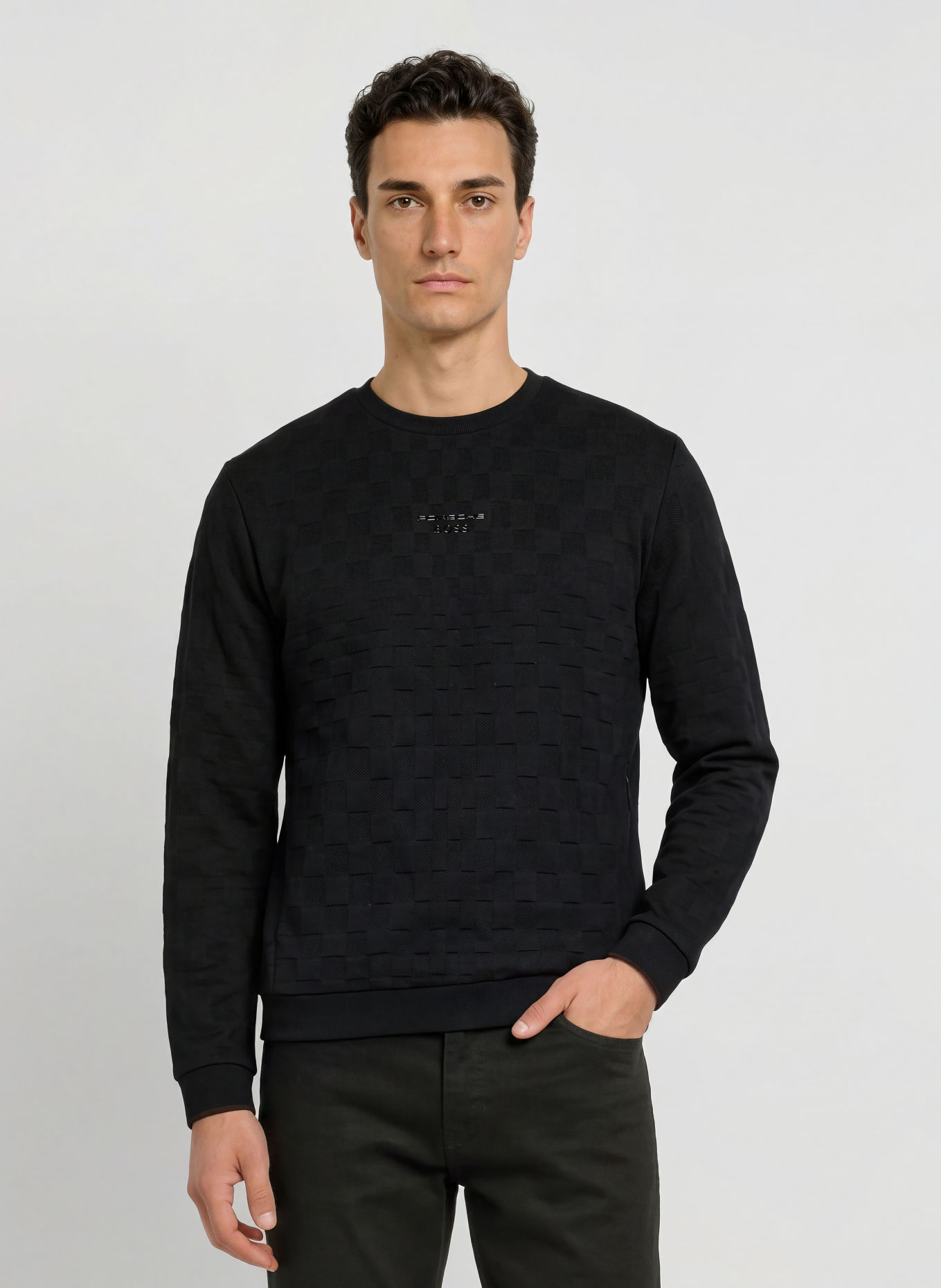 BOSS ICONS 70 Sweatshirt: BLACK