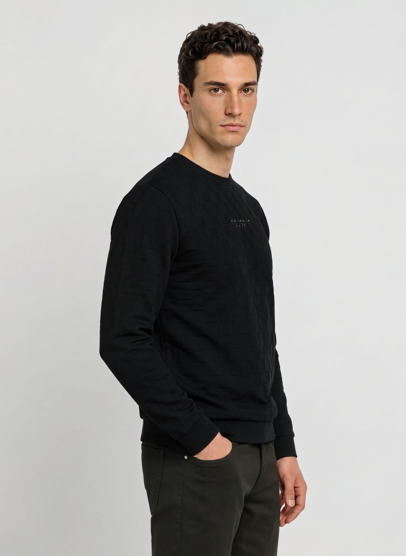 BOSS ICONS 70 Sweatshirt: BLACK