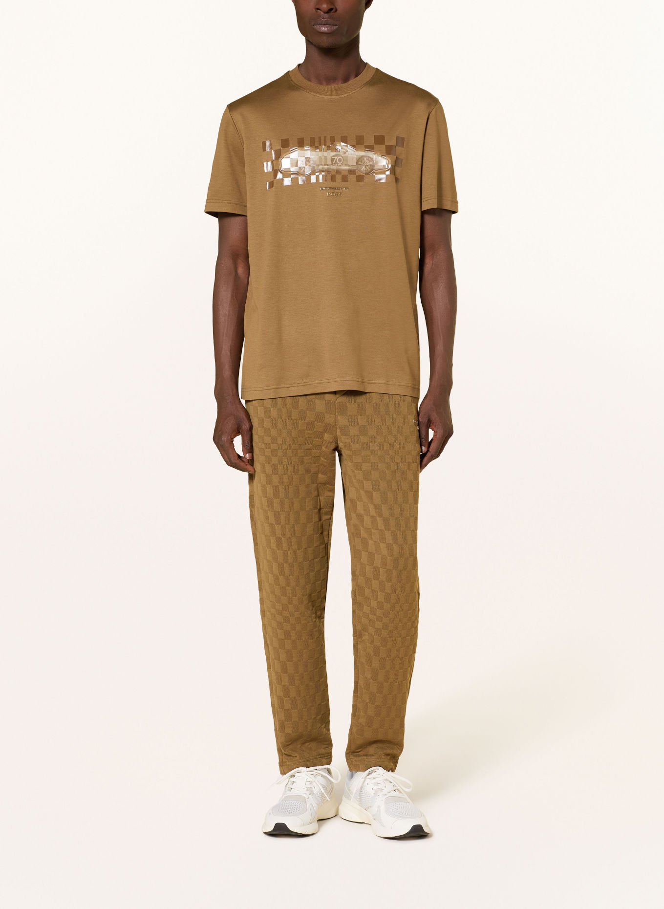 BOSS ICONS70 Sweatpants: BROWN