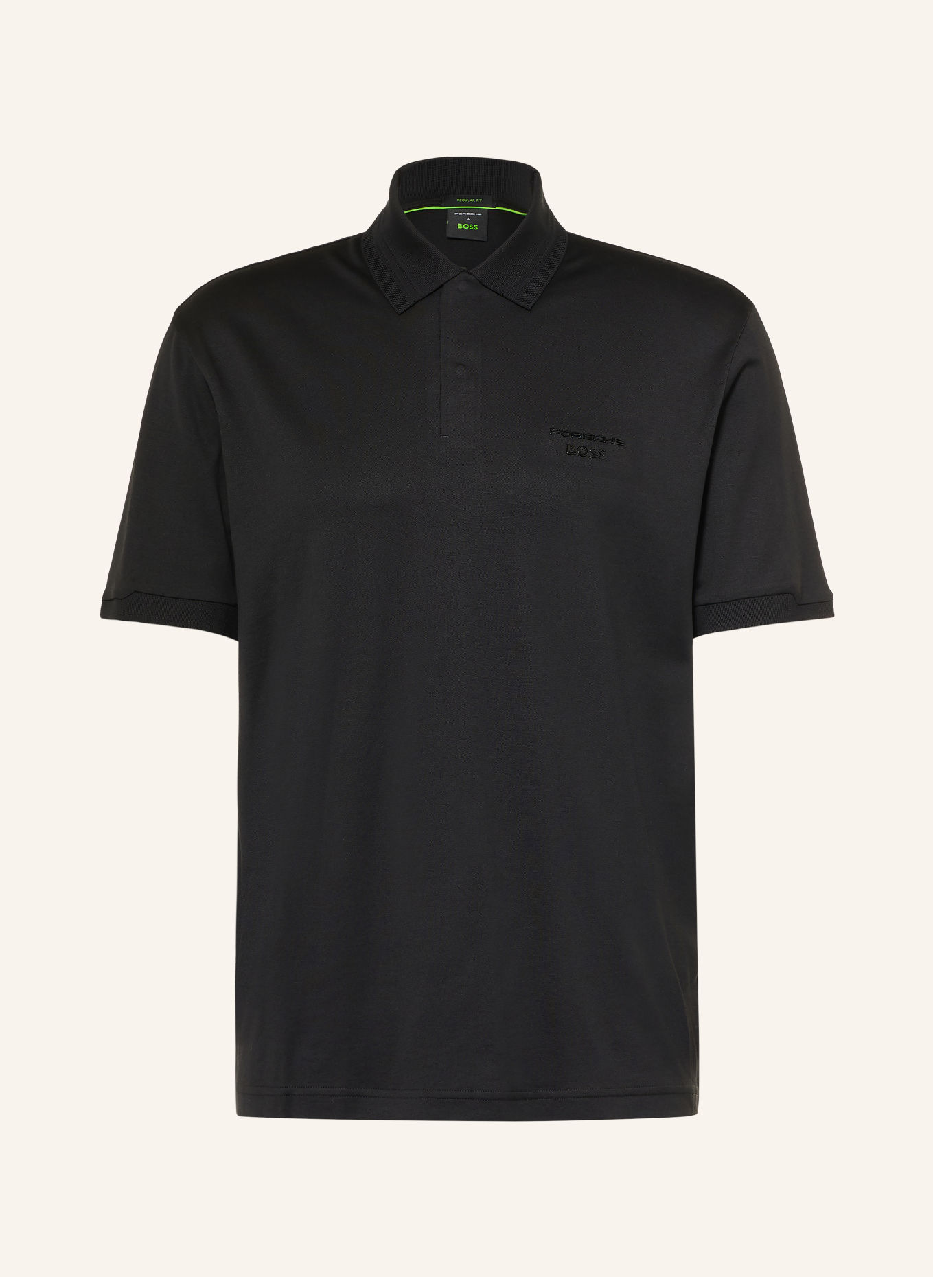 BOSS Jersey-Poloshirt ICONS70 Regular Fit: SCHWARZ
