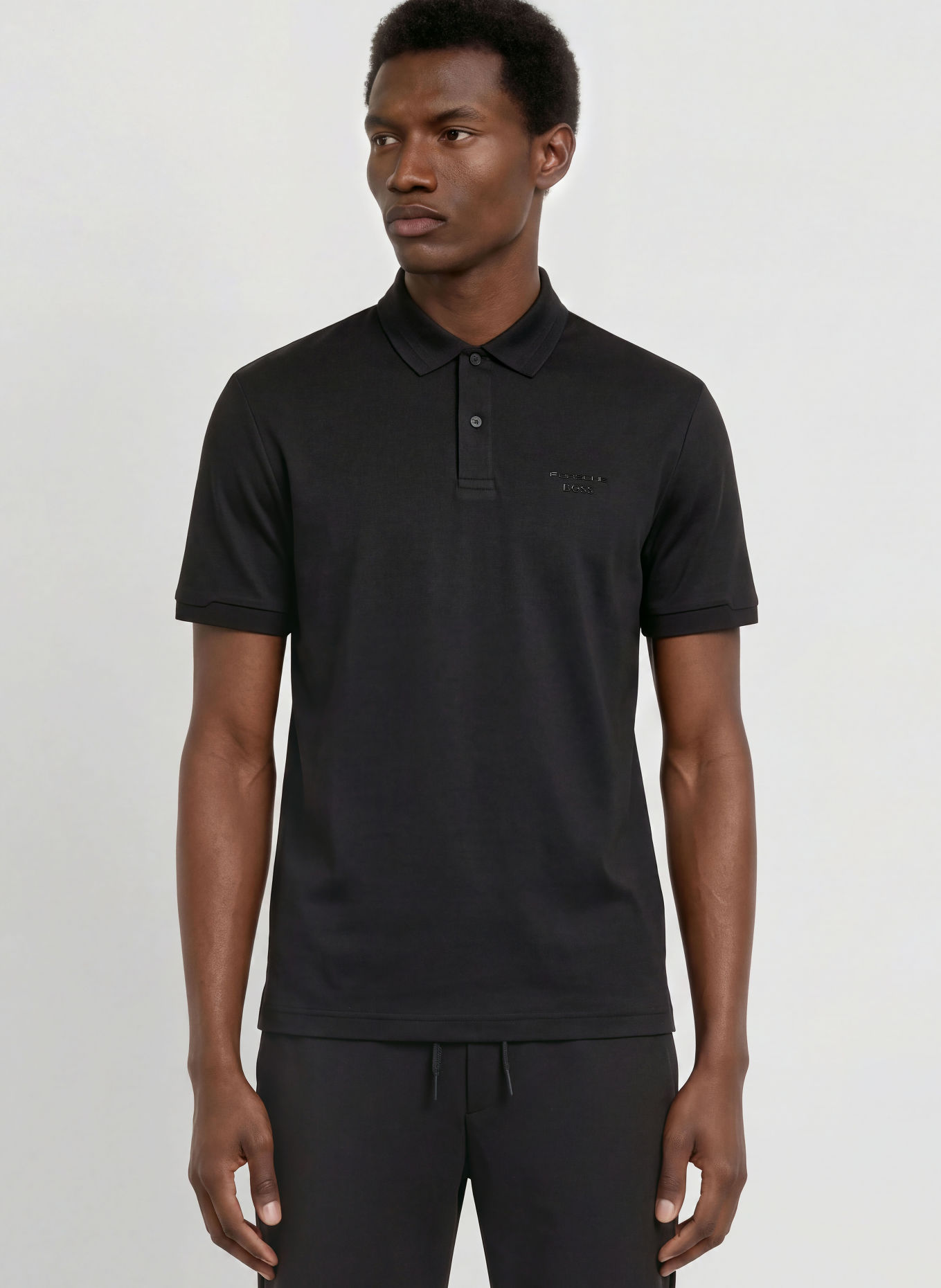 BOSS Jersey-Poloshirt ICONS70 Regular Fit: SCHWARZ