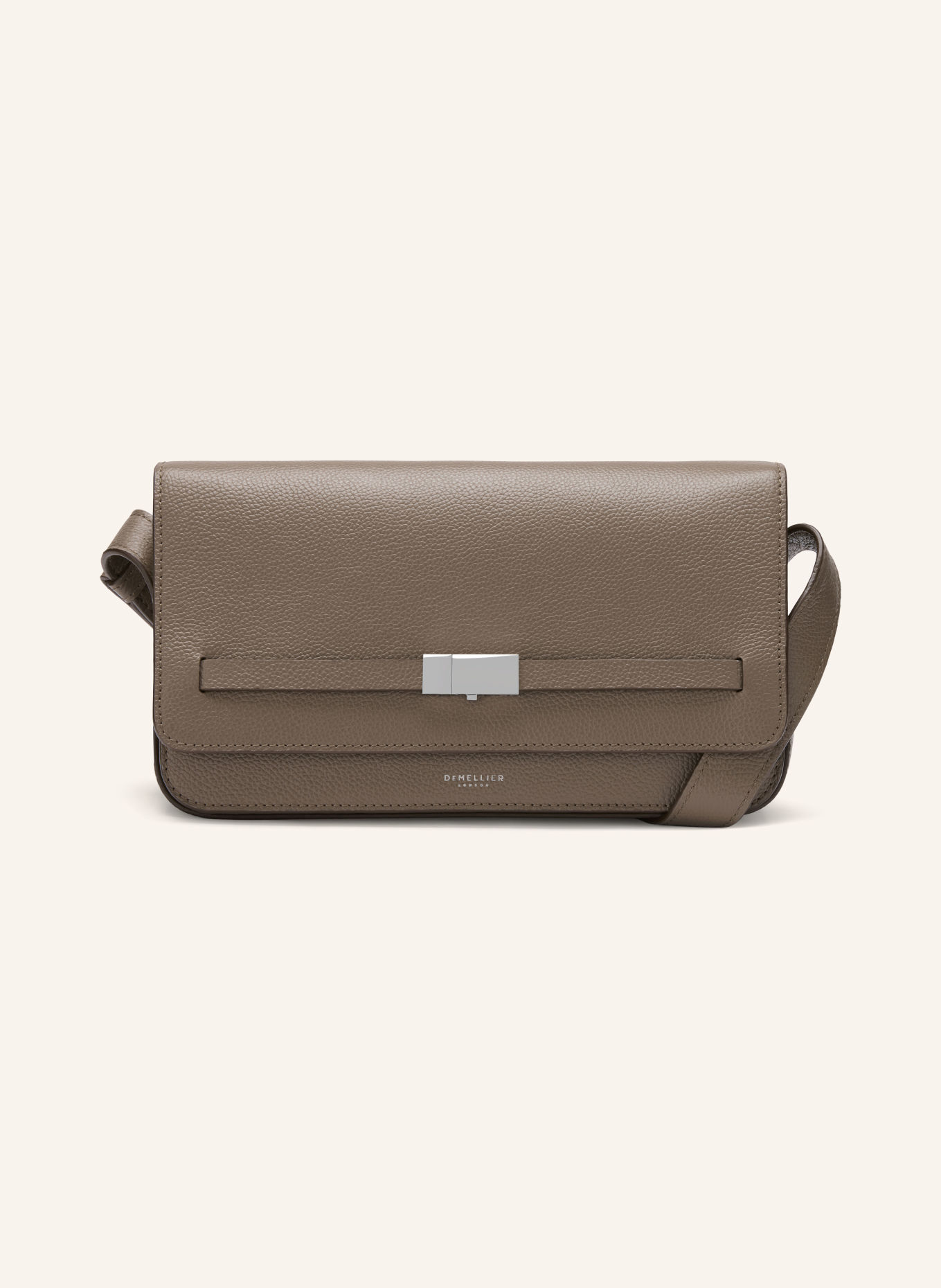 DEMELLIER THE NEW YORK Crossbody Bag: TAUPE