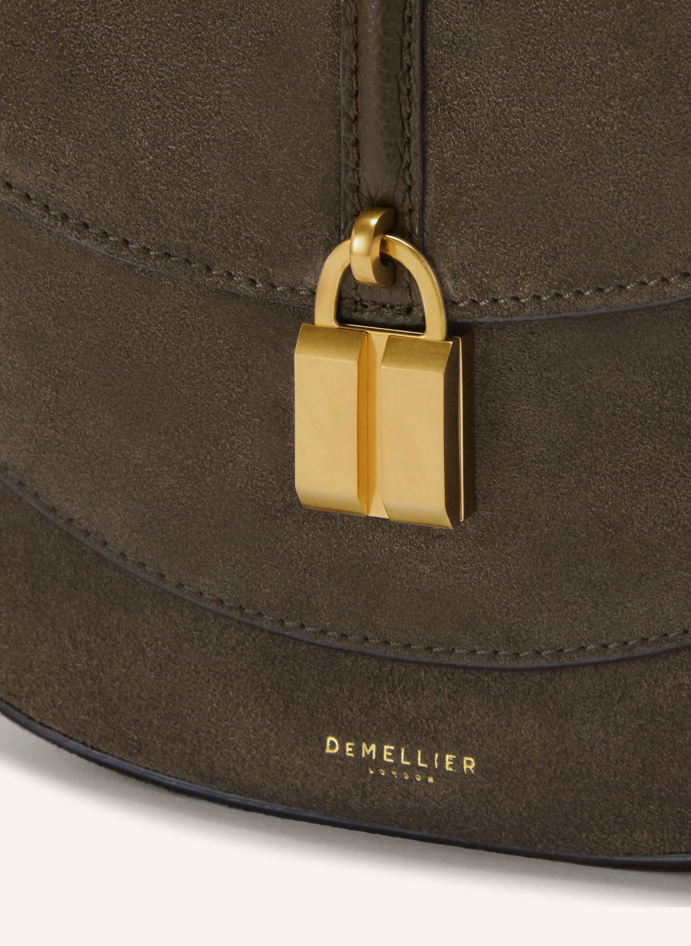 DEMELLIER Sac à main THE SIENA SADDLE: MARRON